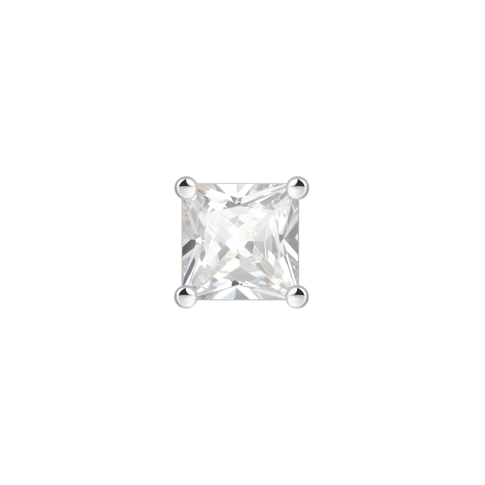 Custom Classic Moissanite Stud Earring - Image 29