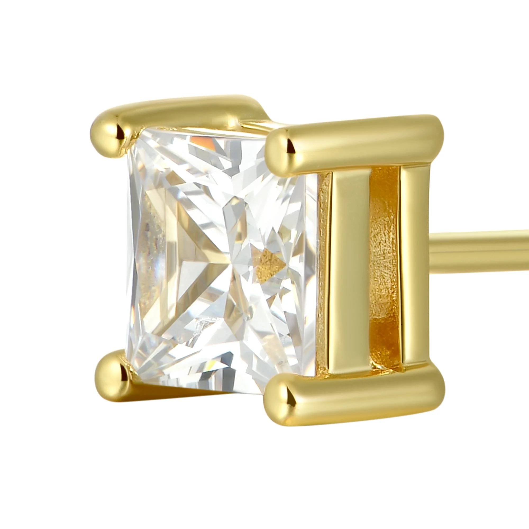 Custom Classic Moissanite Stud Earring - Image 34