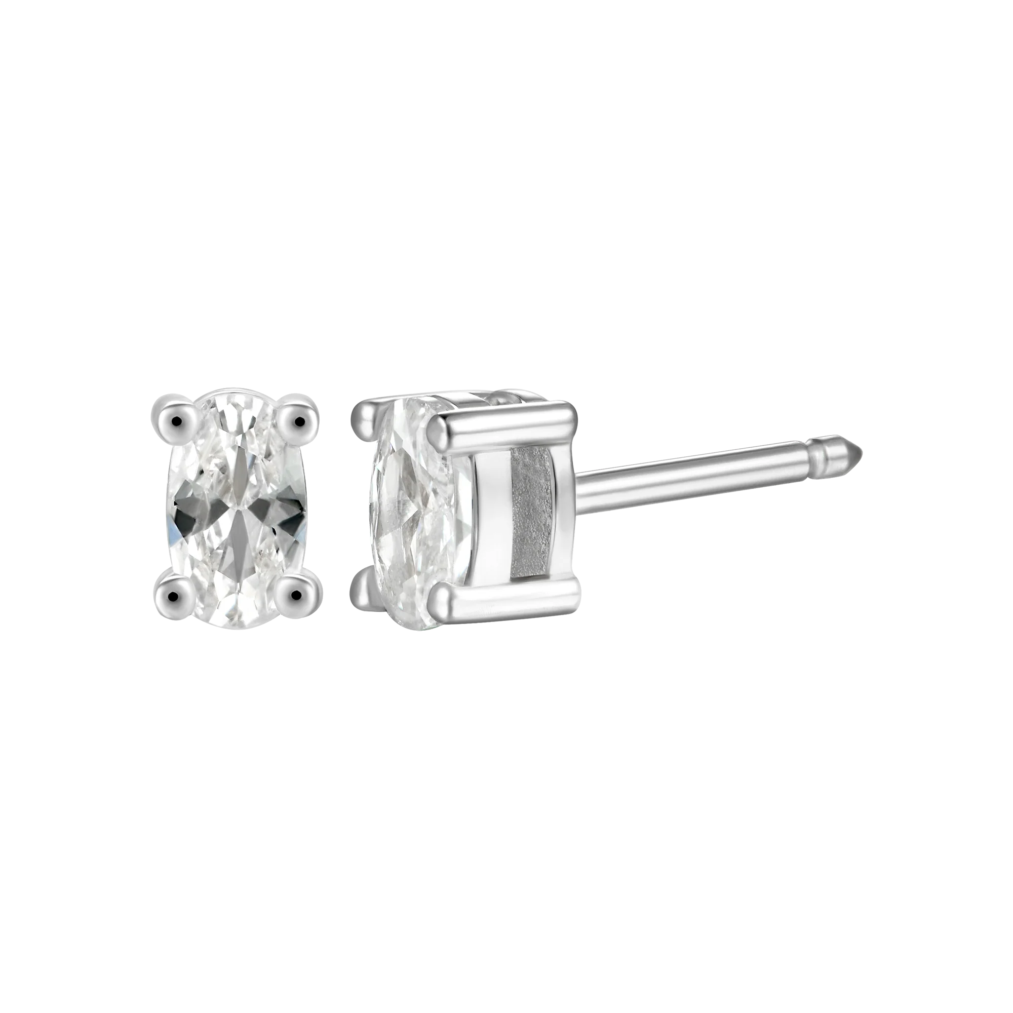 Custom Classic Moissanite Stud Earring - Image 37