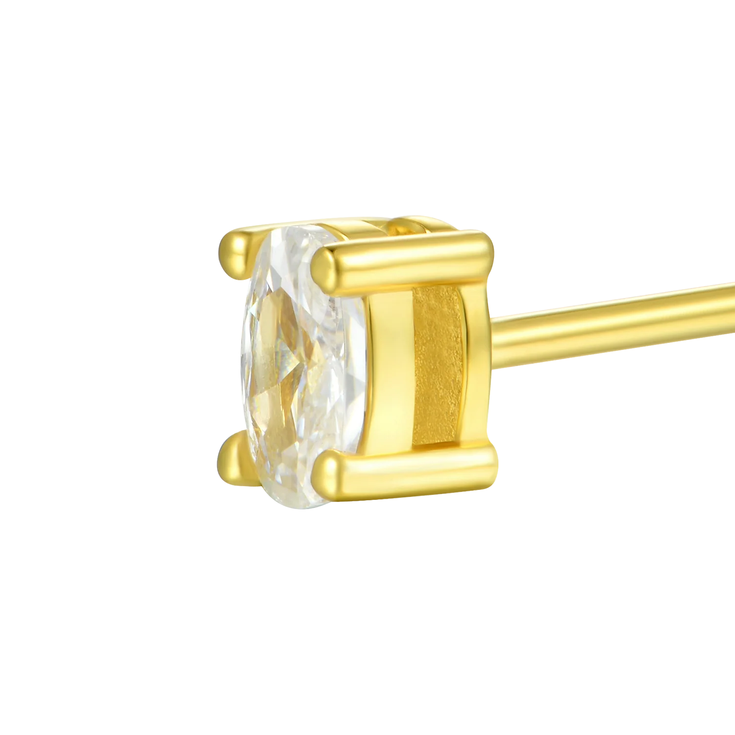 Custom Classic Moissanite Stud Earring - Image 46