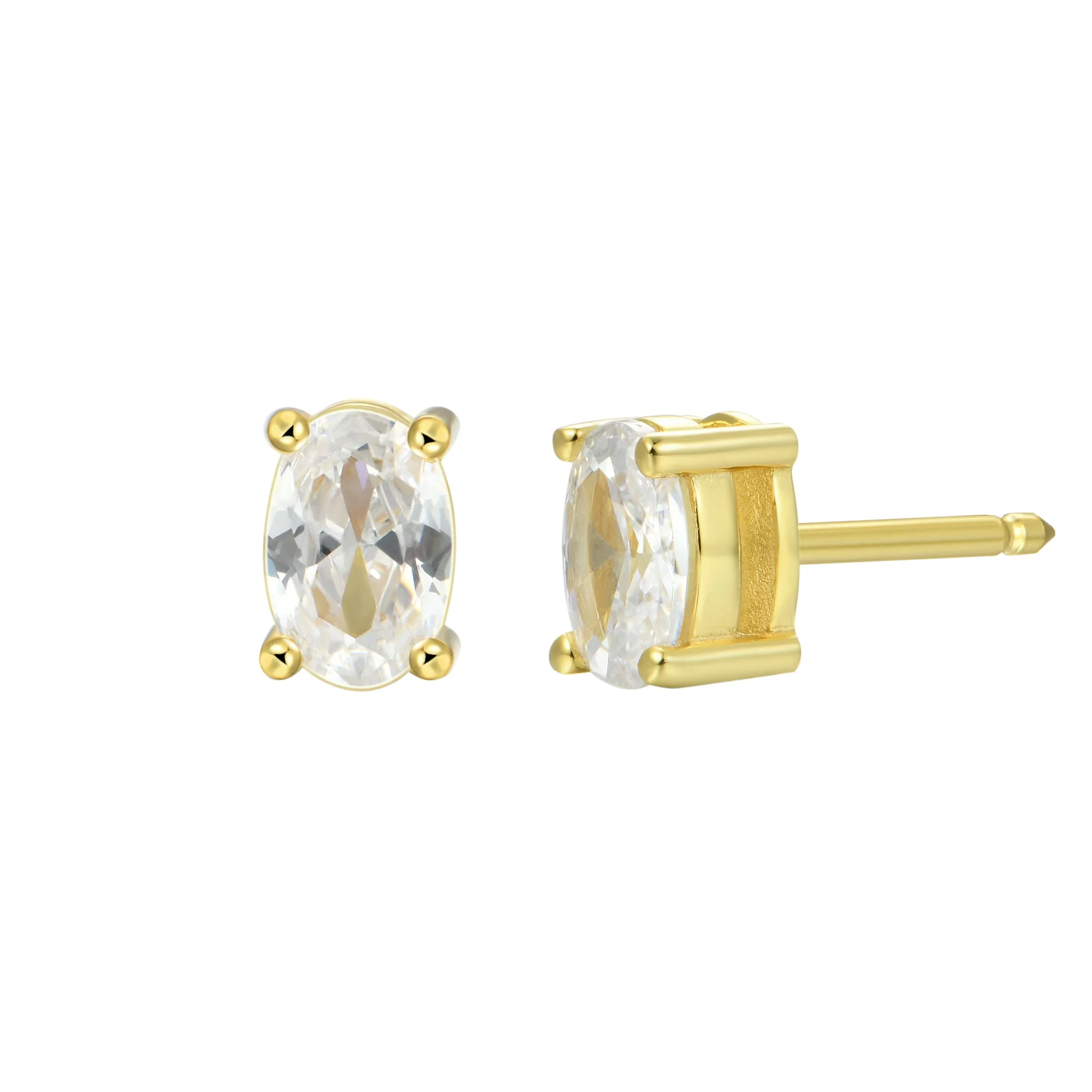 Custom Classic Moissanite Stud Earring - Image 55