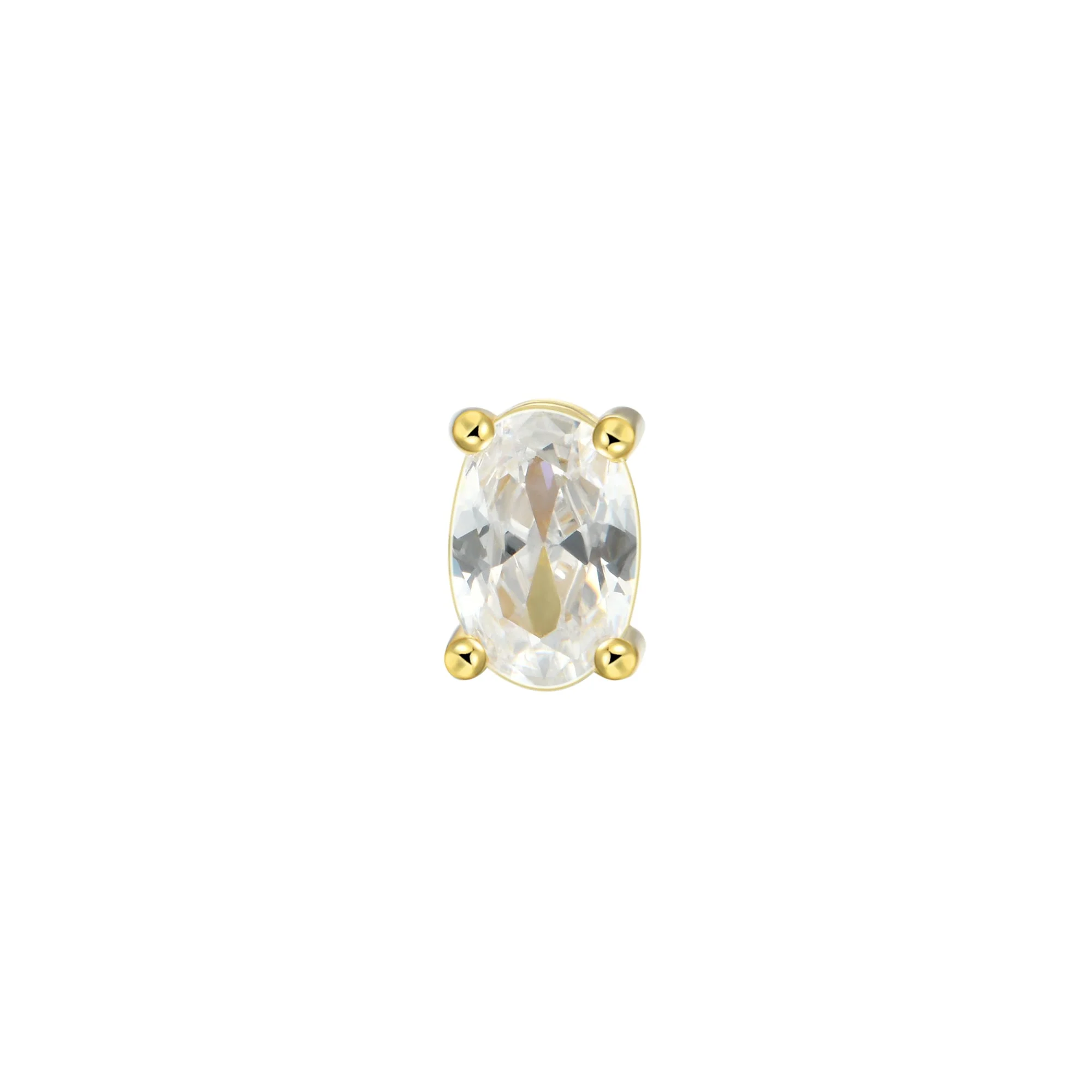 Custom Classic Moissanite Stud Earring - Image 59