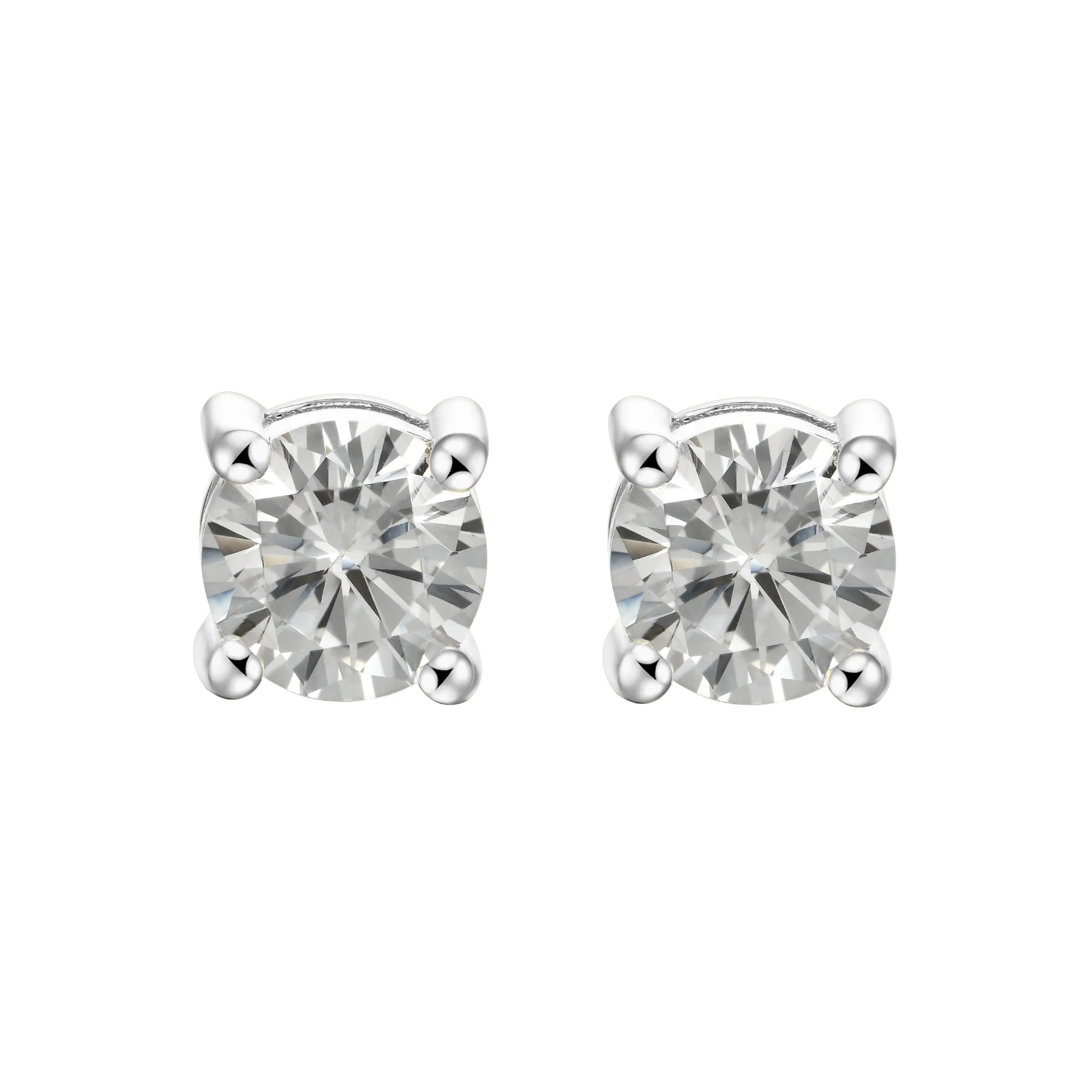 Custom Classic Moissanite Stud Earring - Image 6