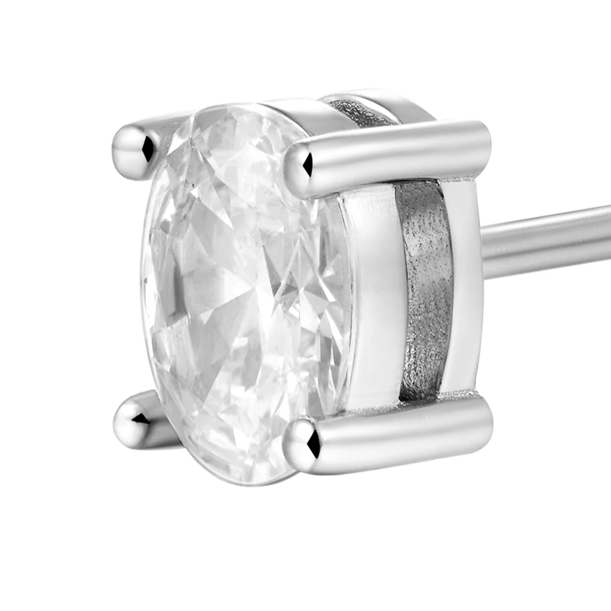 Custom Classic Moissanite Stud Earring - Image 64