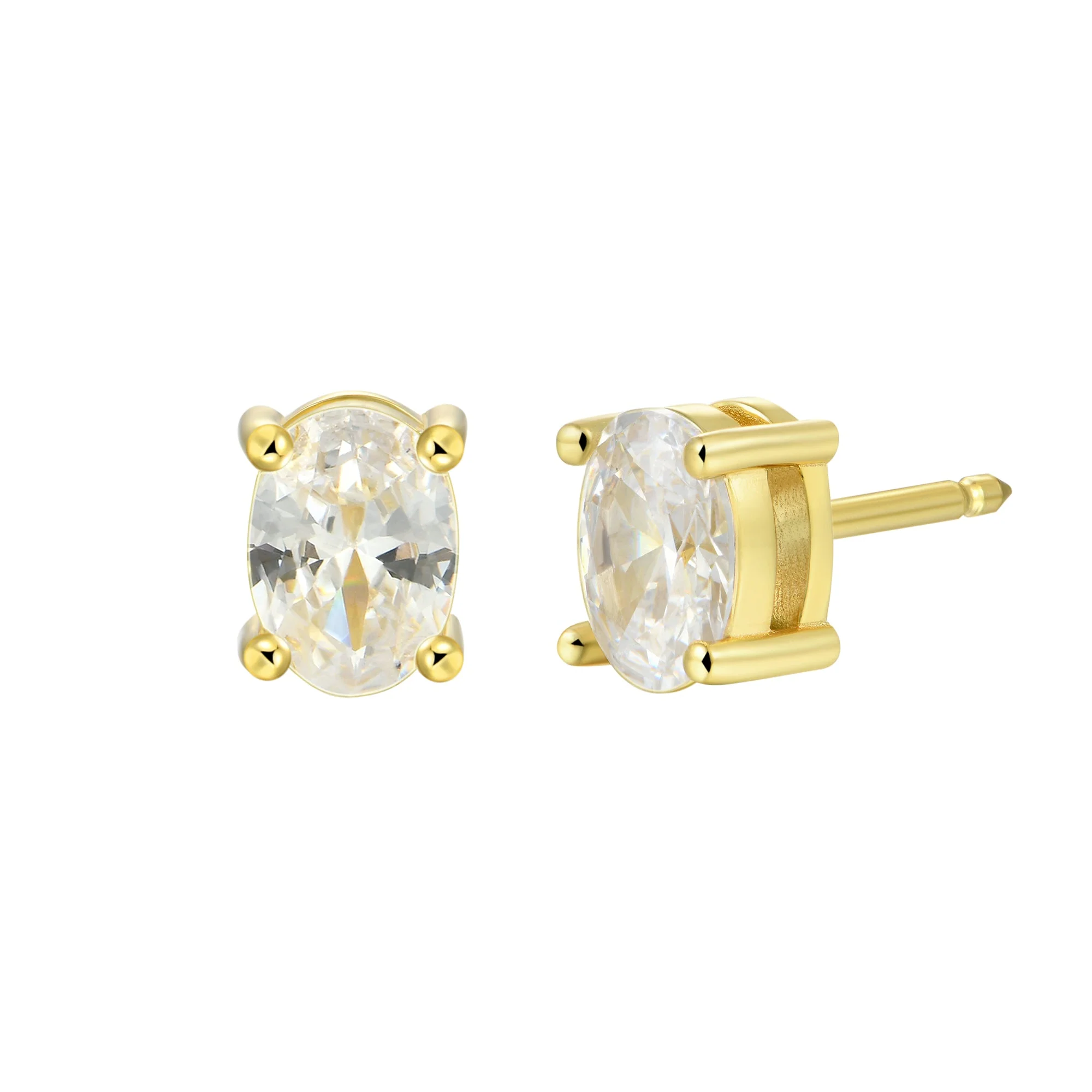 Custom Classic Moissanite Stud Earring - Image 67