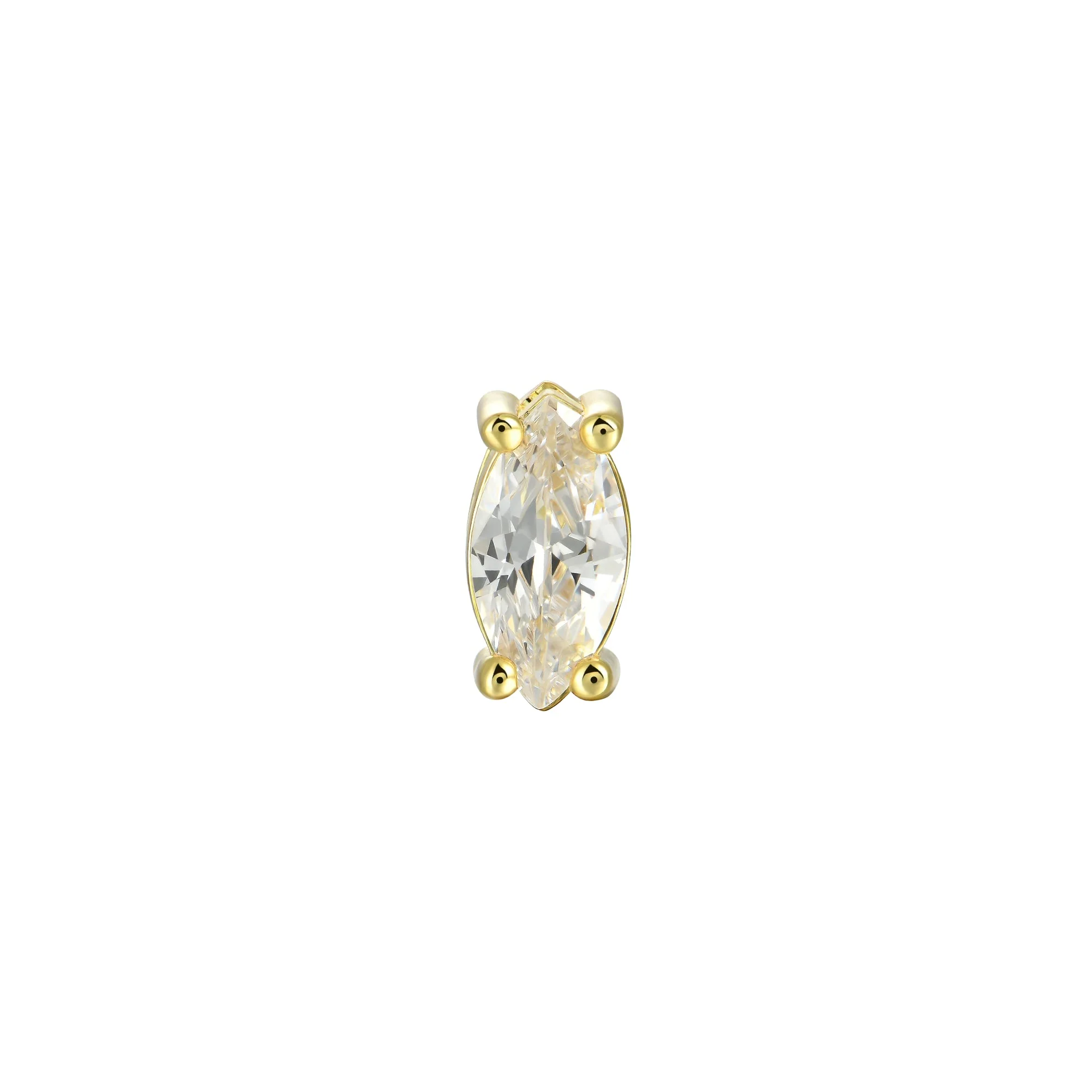 Custom Classic Moissanite Stud Earring - Image 83