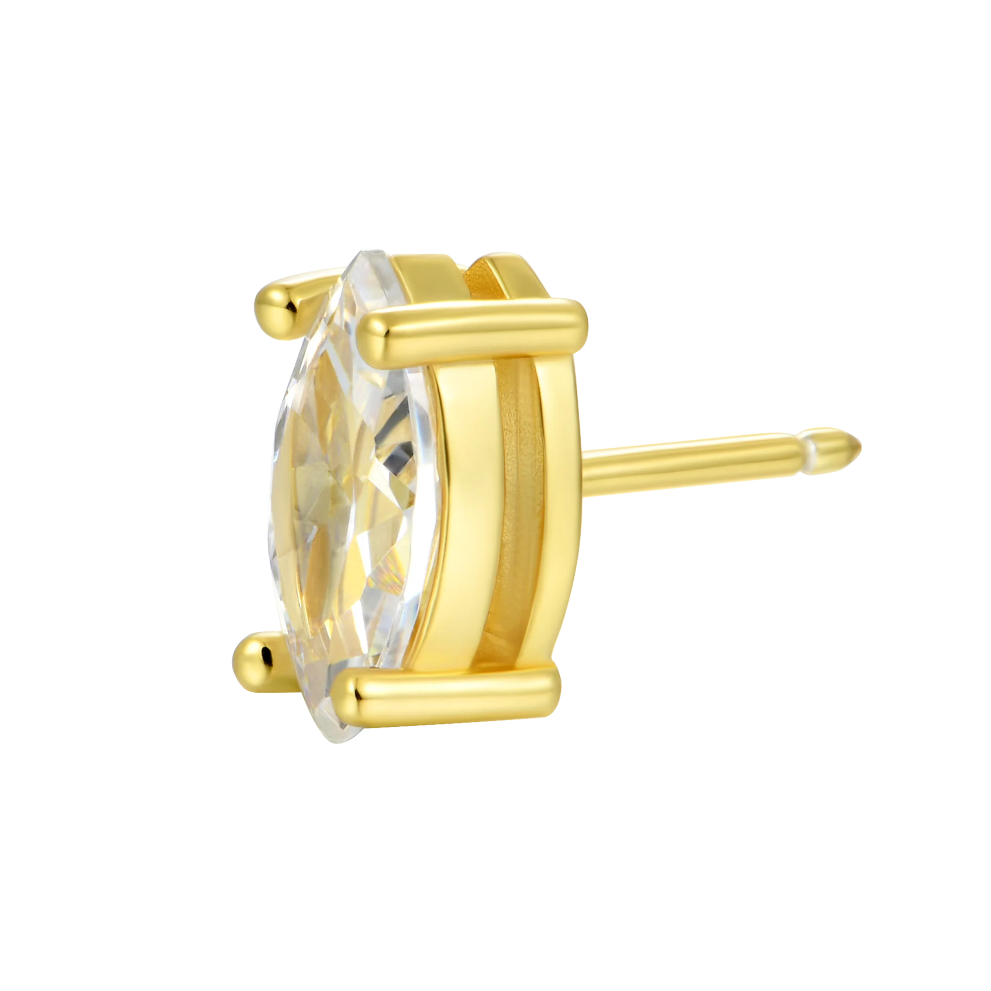 Custom Classic Moissanite Stud Earring - Image 94