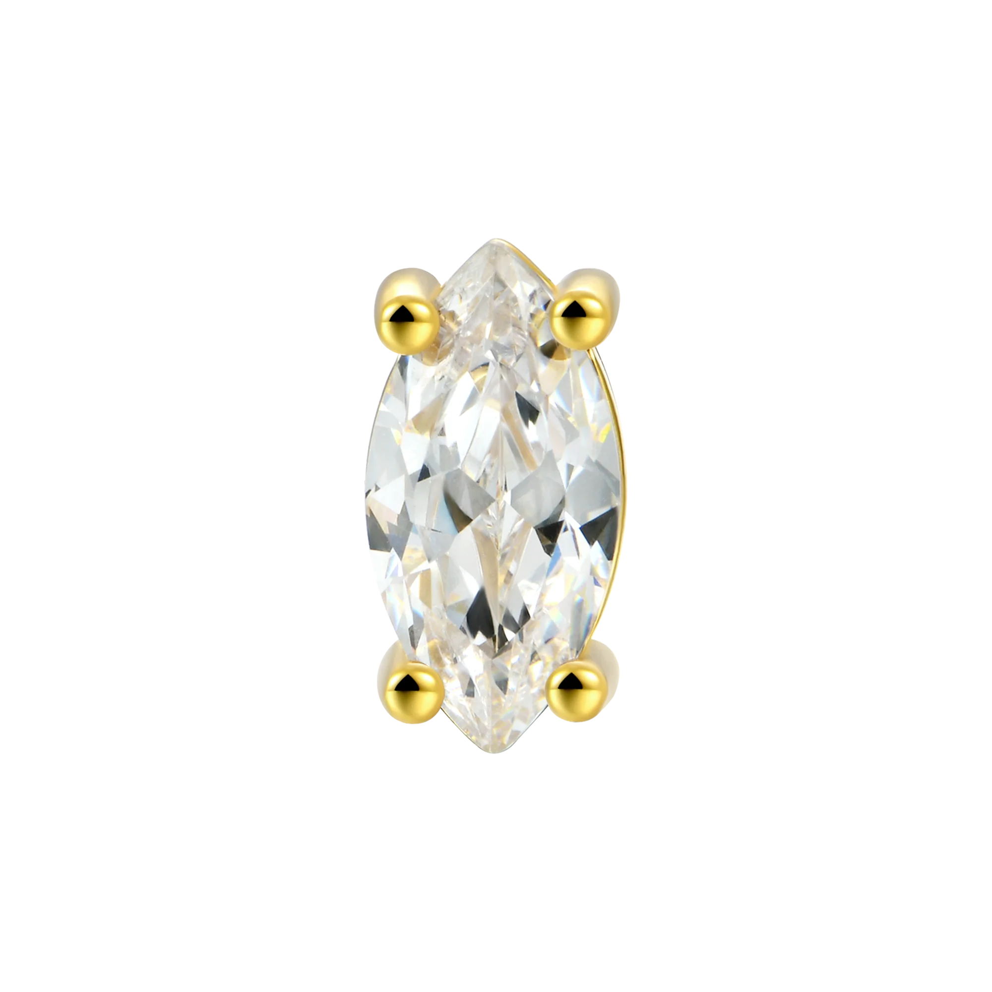 Custom Classic Moissanite Stud Earring - Image 95