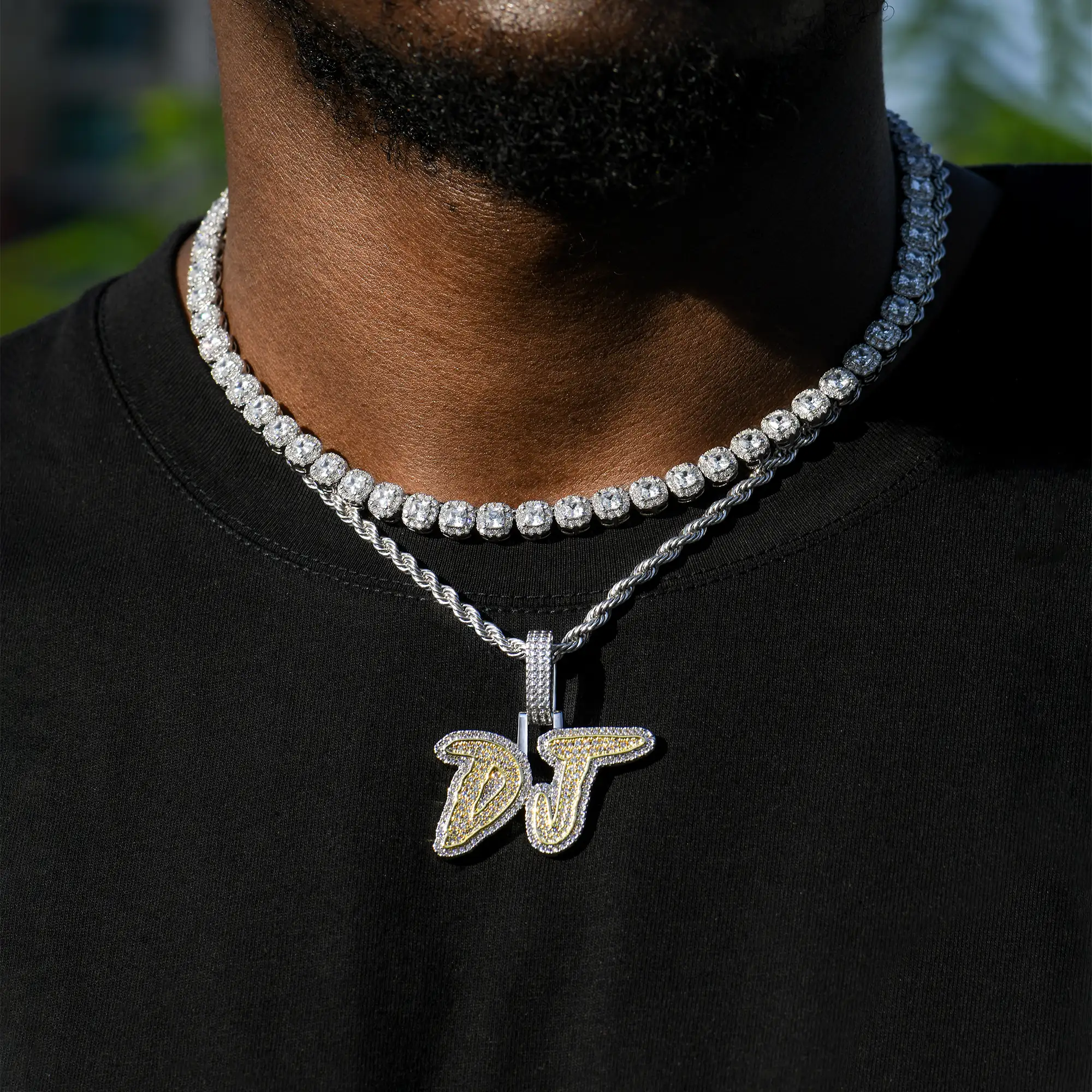 Custom Medium Coke Boys Name Pendant - Image 2