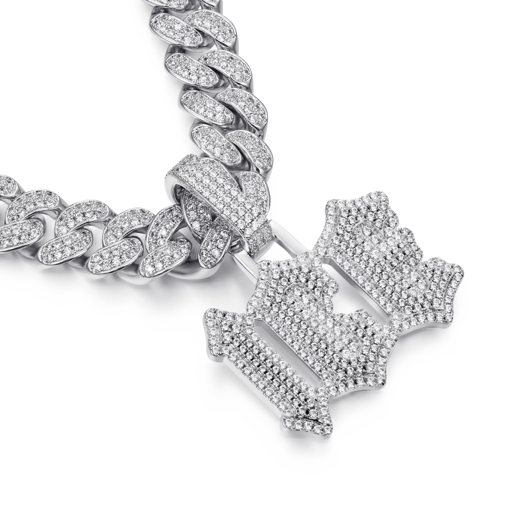 Custom Double Layers Gothic Font Pendant - Image 7
