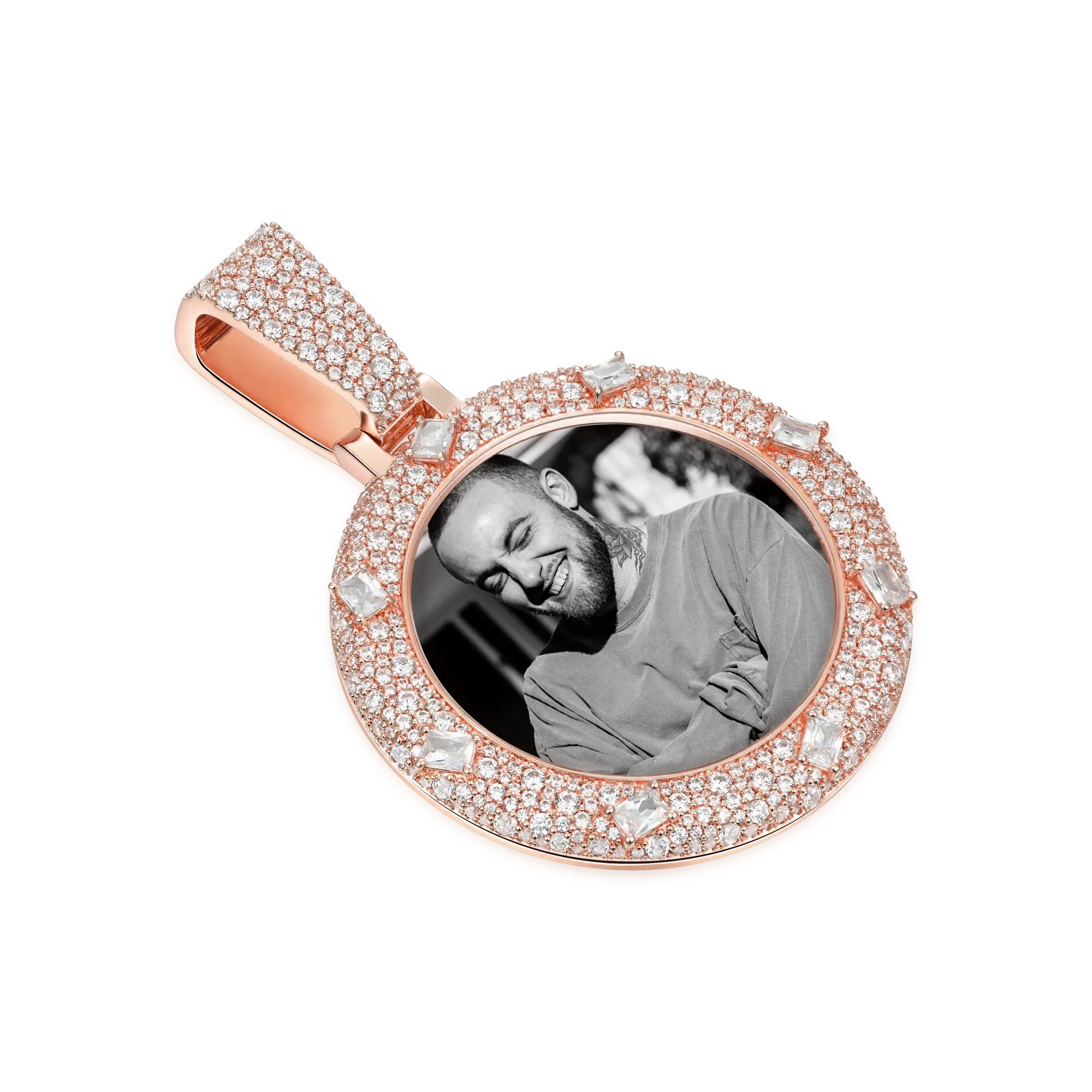 Custom Emerald Glow Photo Pendant - Image 9