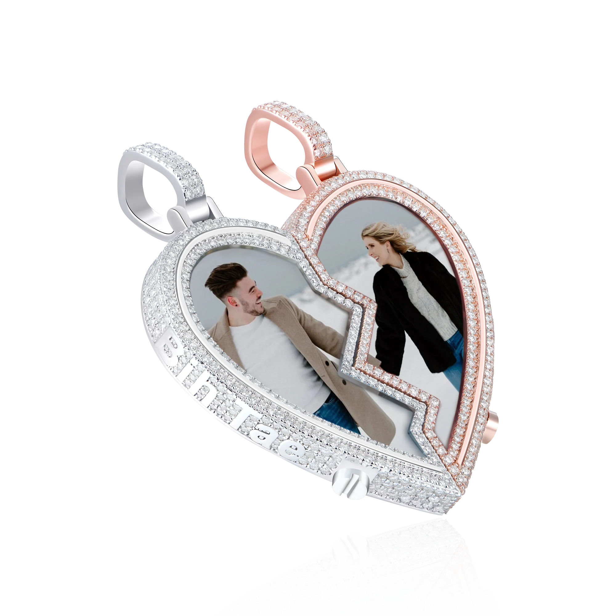 Custom Eternal Heart Frame Photo Pendant - Image 7