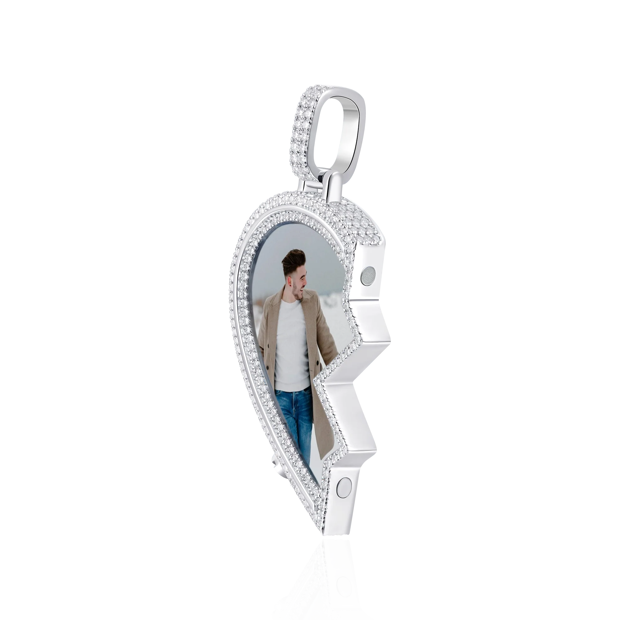Custom Eternal Heart Frame Photo Pendant - Image 8