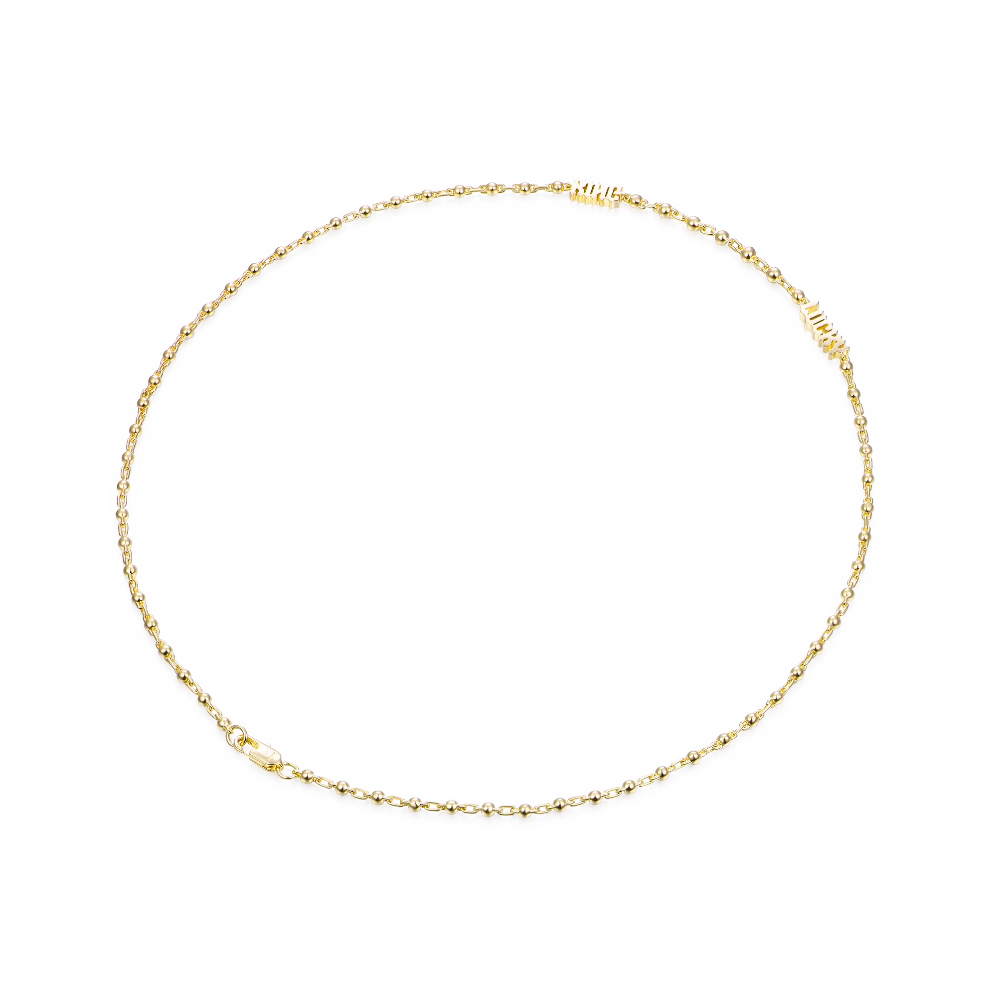 Custom Font/Name Round Ball Chain - 3mm - Image 6