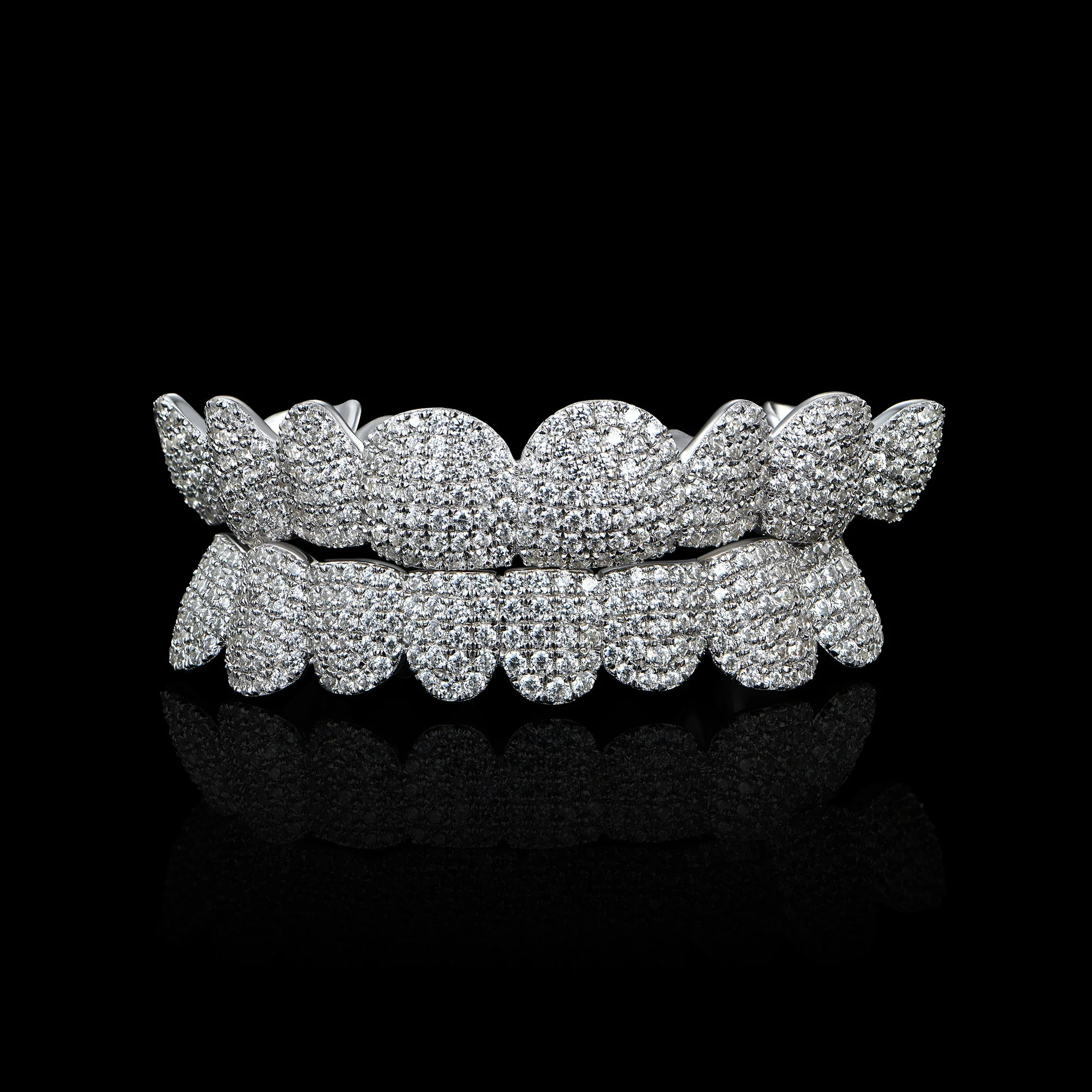 Custom Fully Iced Out Deep Cut Grillz - Image 4