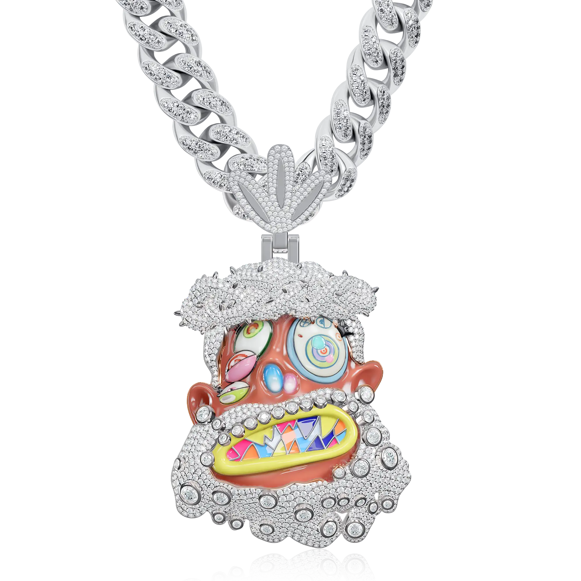 Custom Graffiti Jesus Pendant