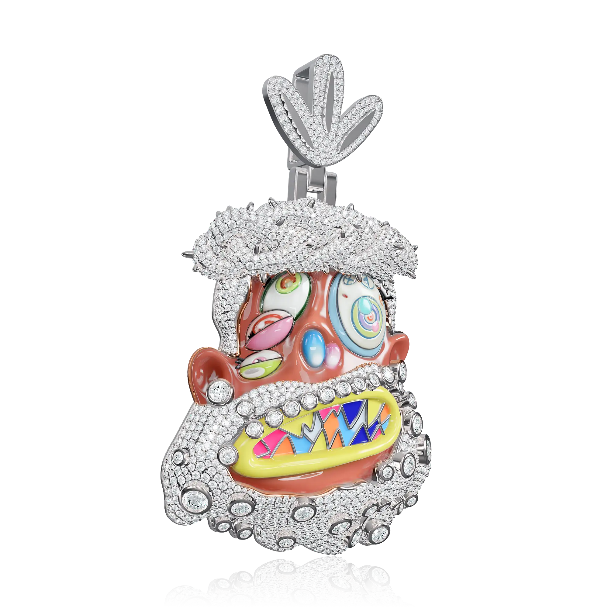 Custom Graffiti Jesus Pendant - Image 3