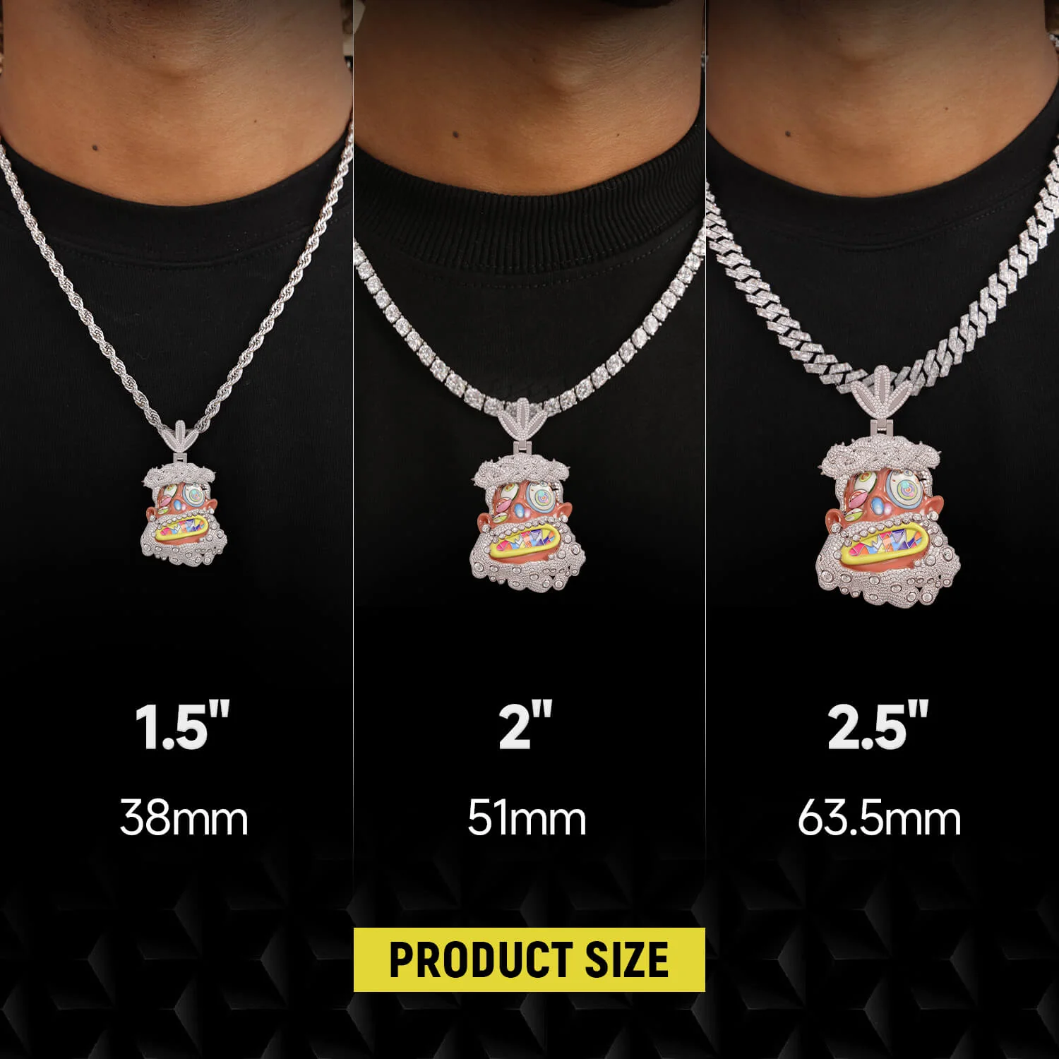 Custom Graffiti Jesus Pendant - Image 4