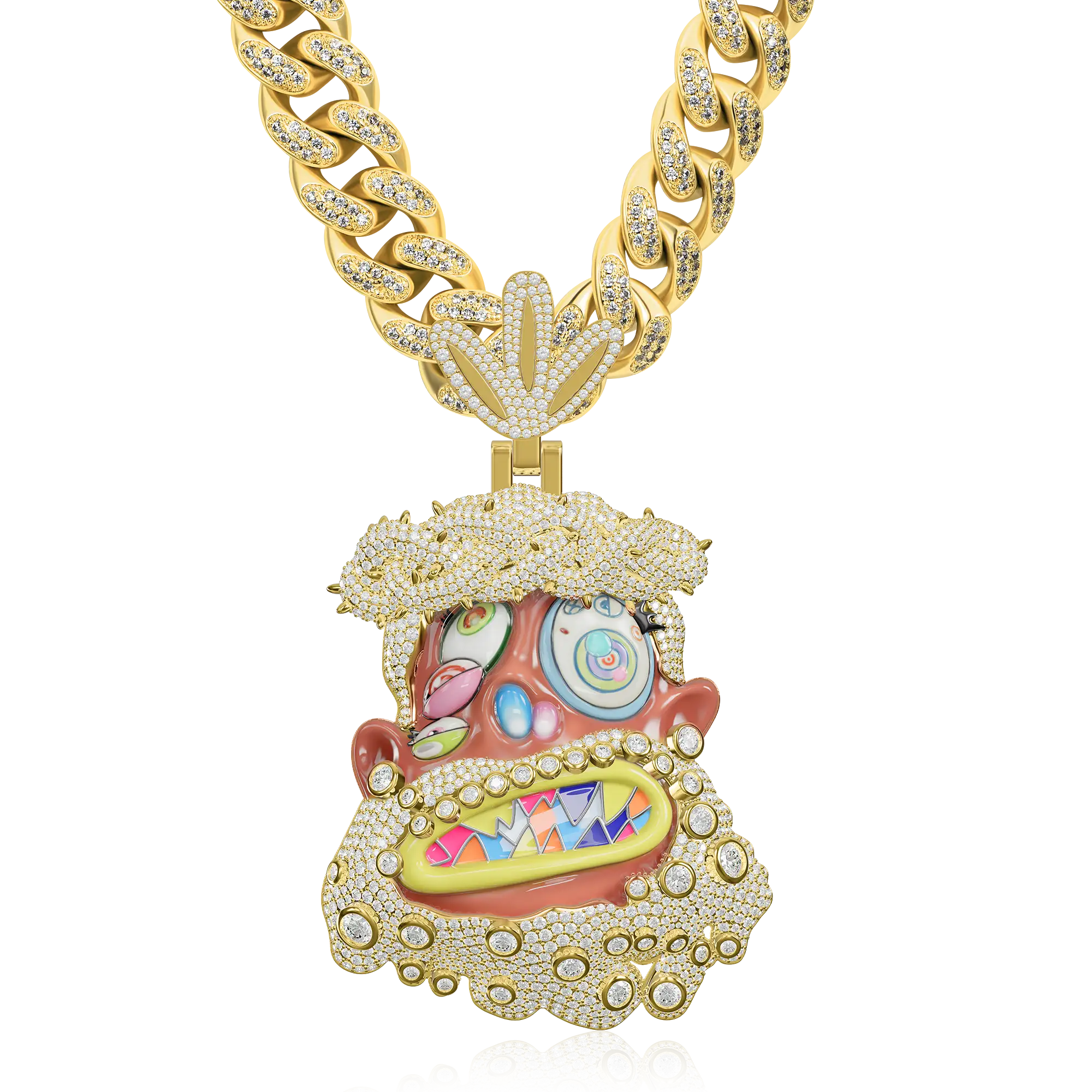 Custom Graffiti Jesus Pendant - Image 6