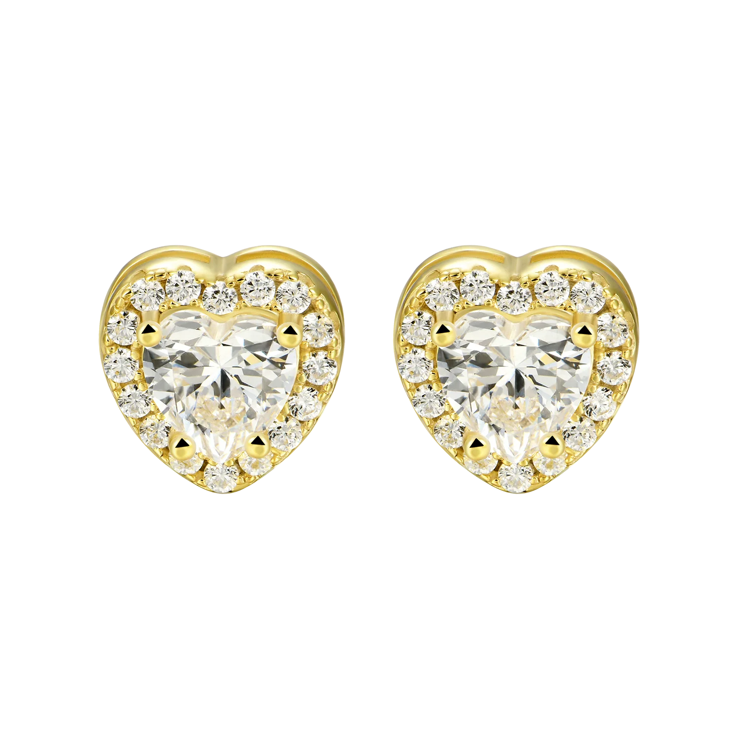 Custom Halo Moissanite Stud Earring - Image 132