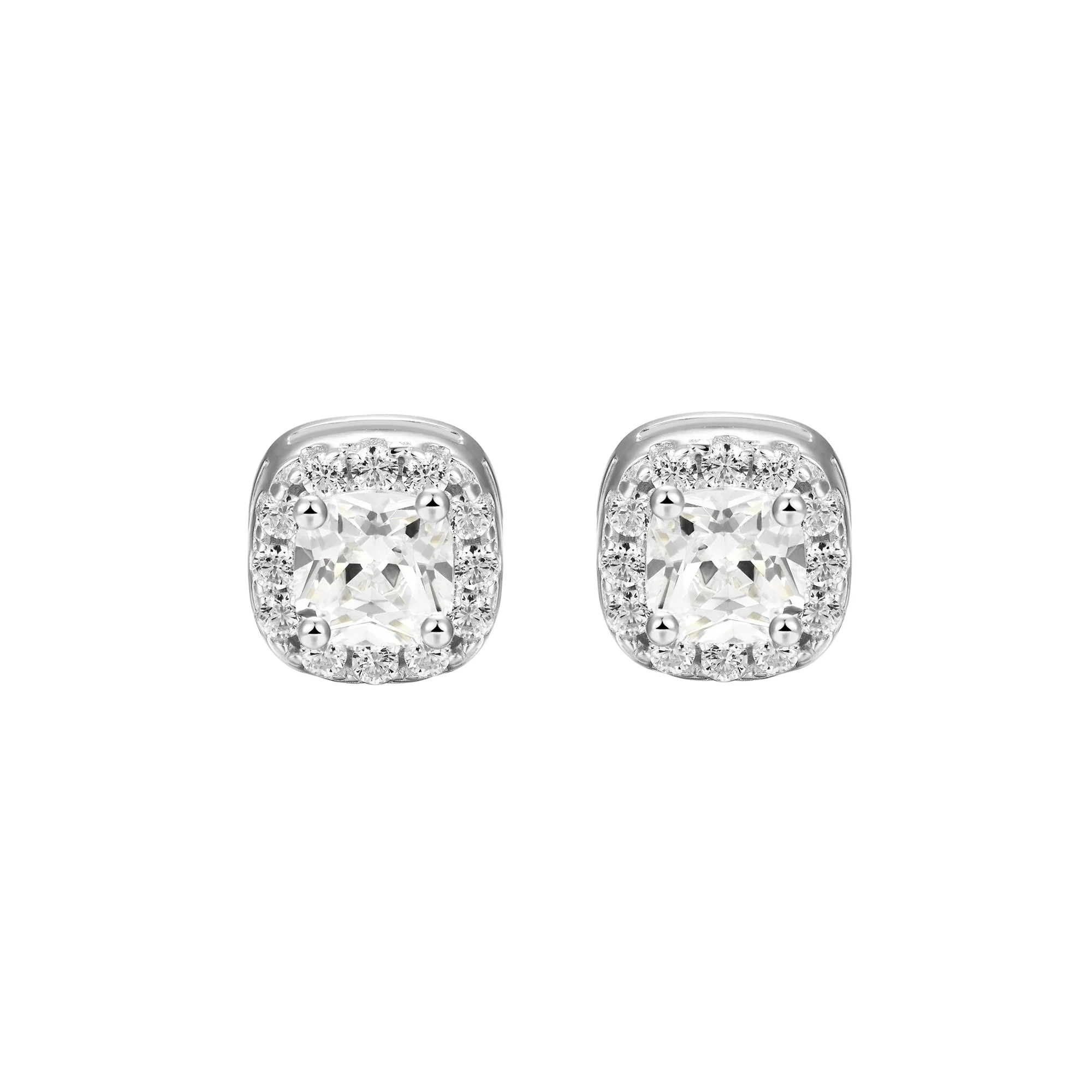 Custom Halo Moissanite Stud Earring - Image 42