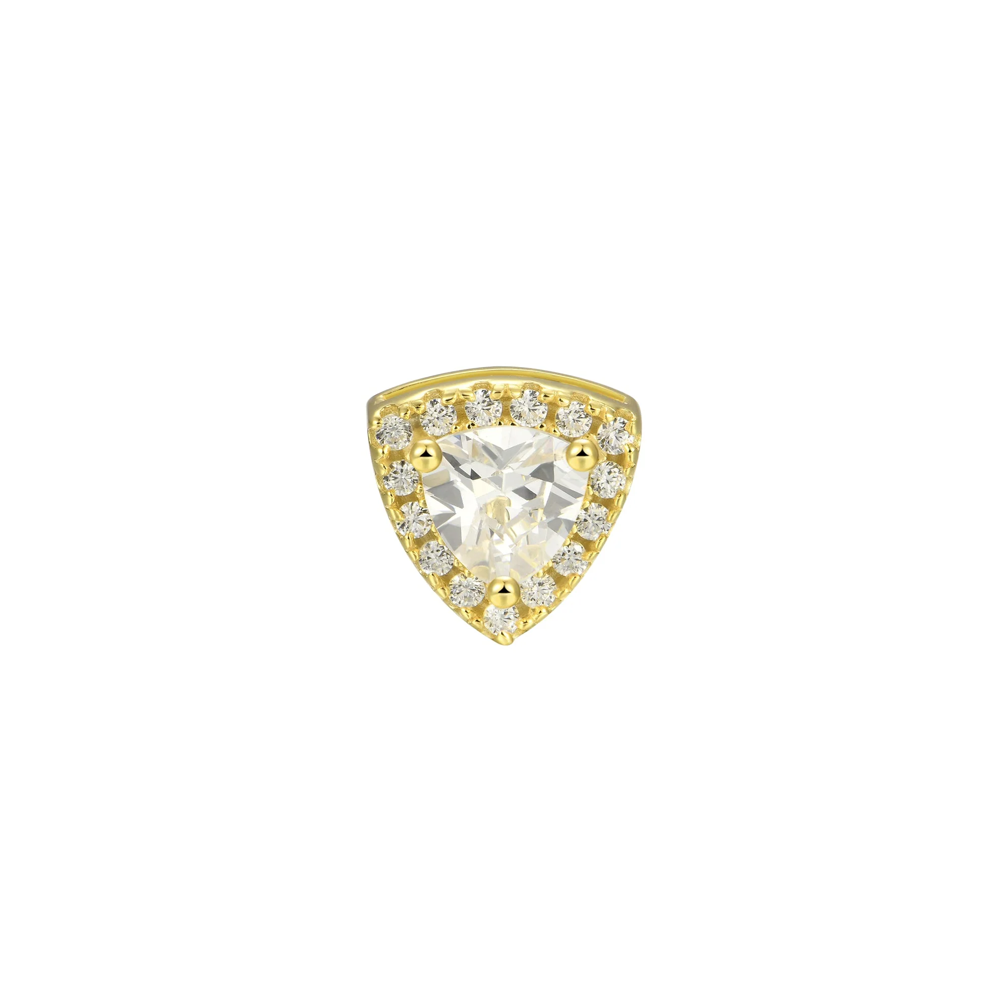 Custom Halo Moissanite Stud Earring - Image 95