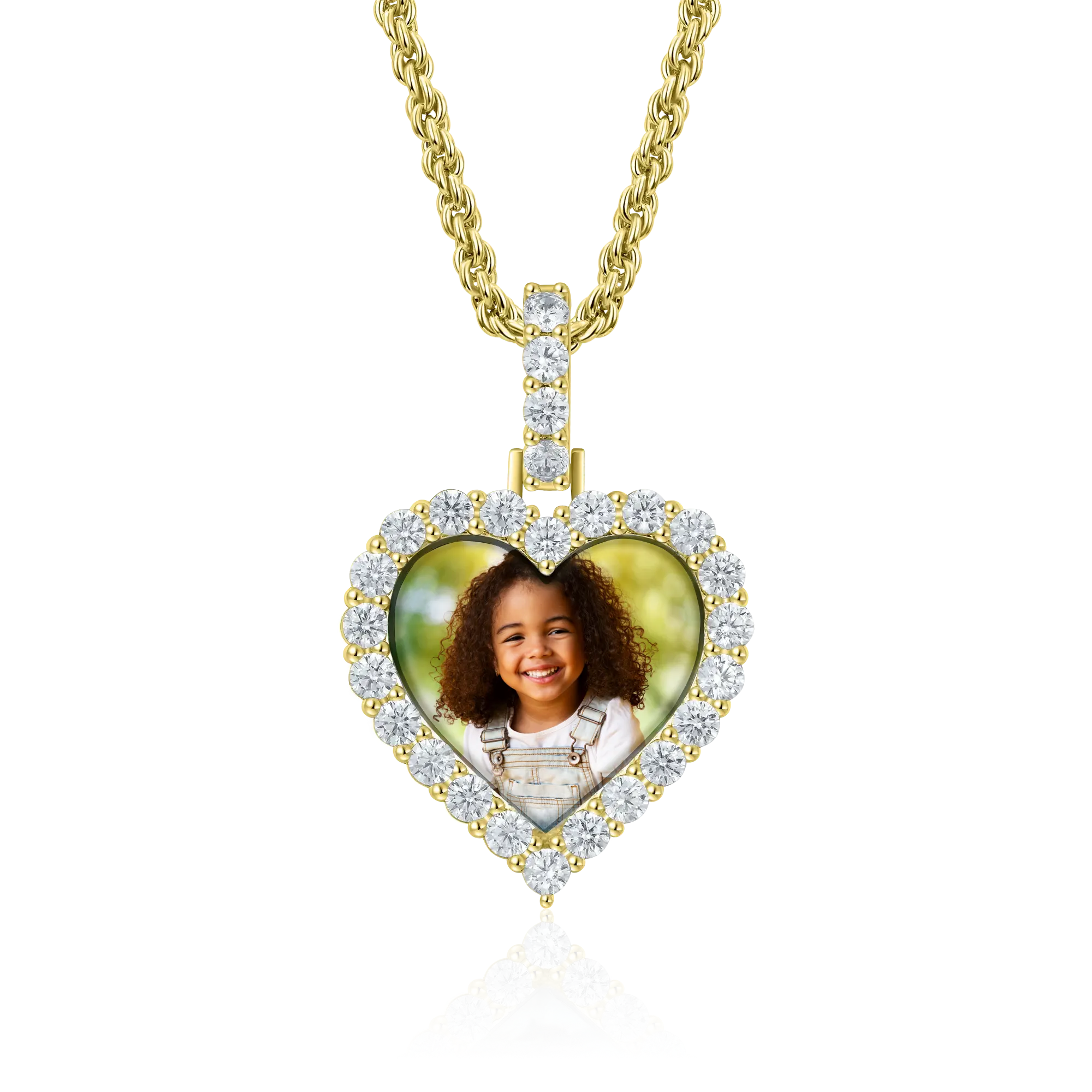 Custom Heart Photo Pendant - Image 7