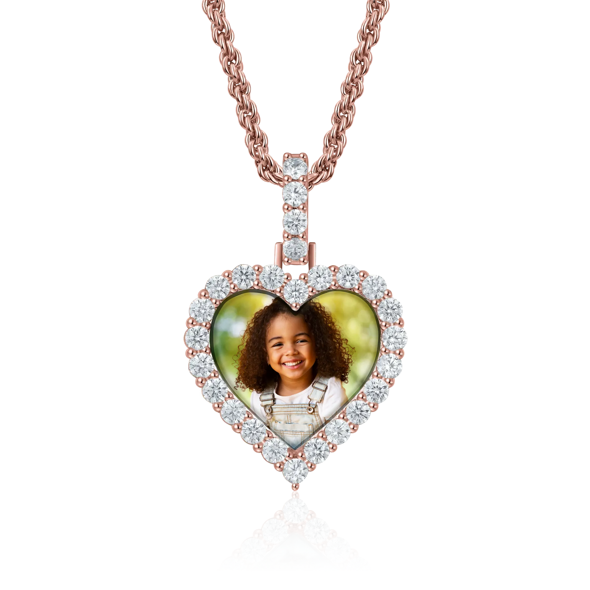 Custom Heart Photo Pendant - Image 9