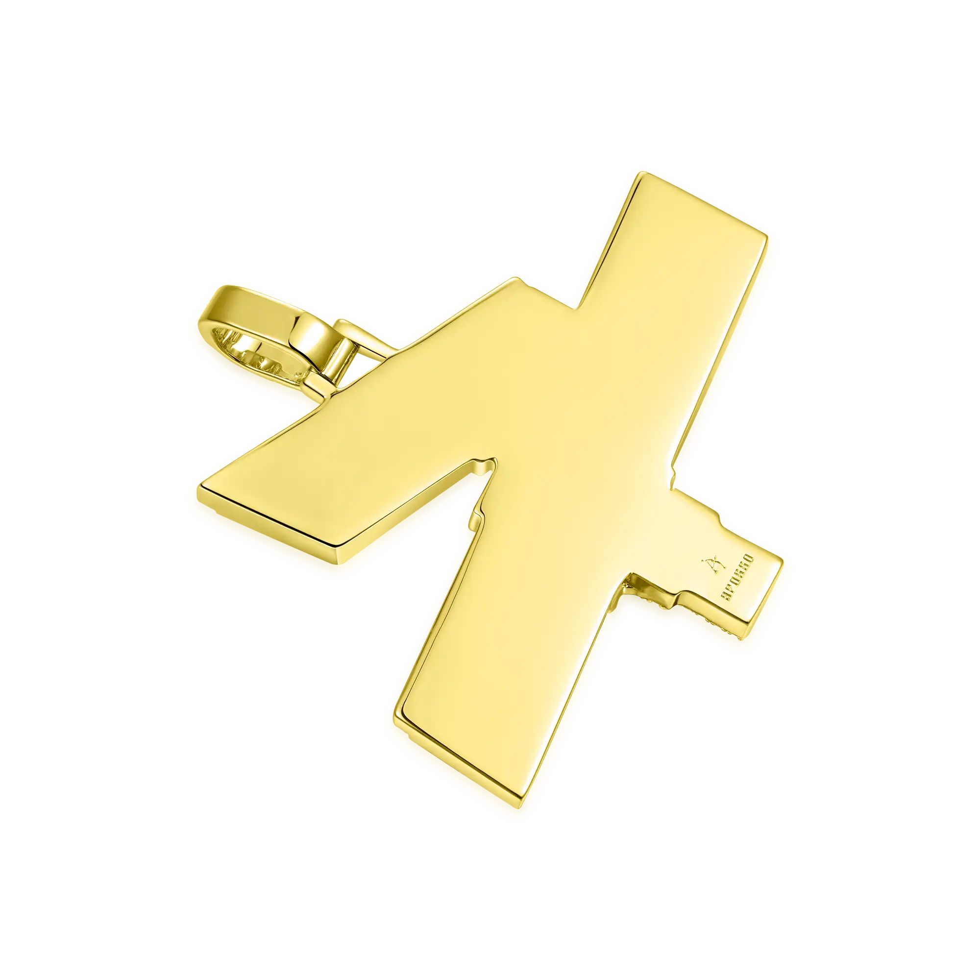 Custom Iced Street Sign Pendant - Image 10