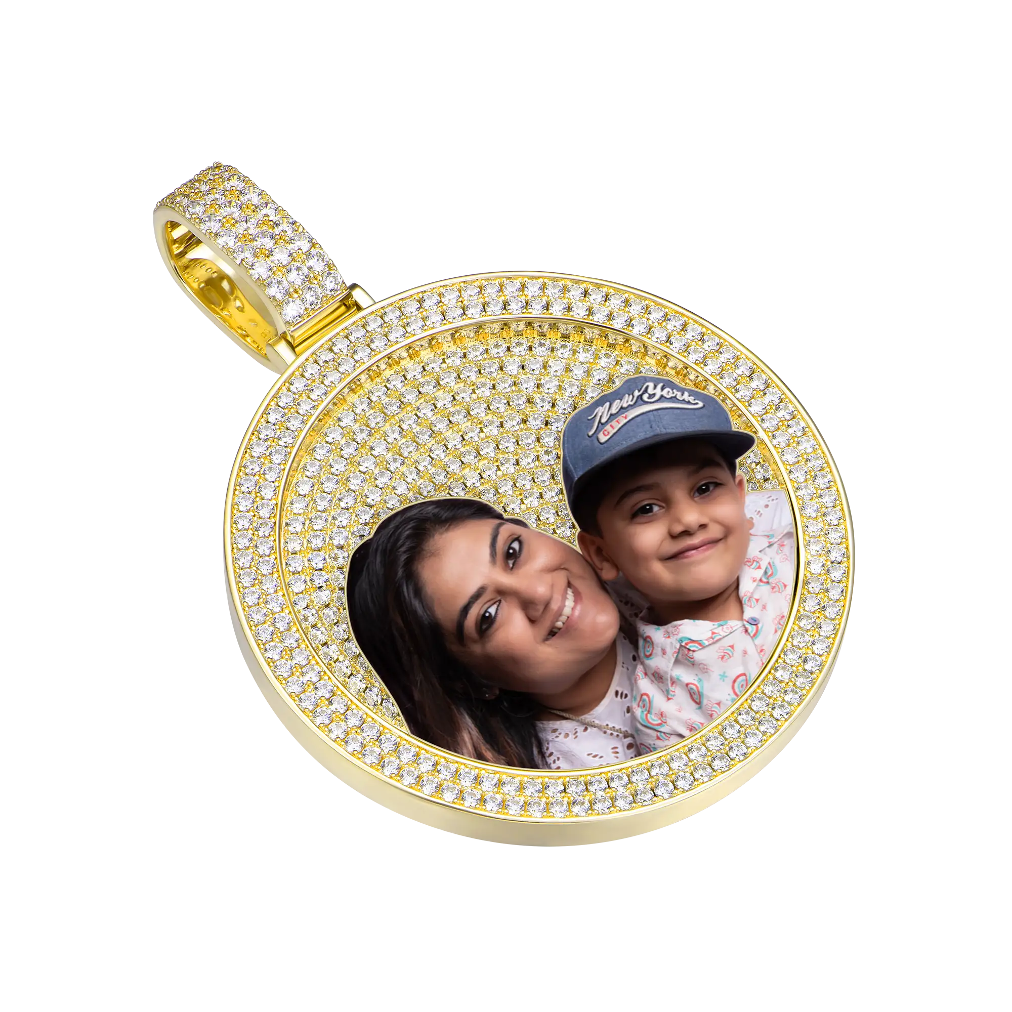 Custom Iced Out photo pendant - Image 2