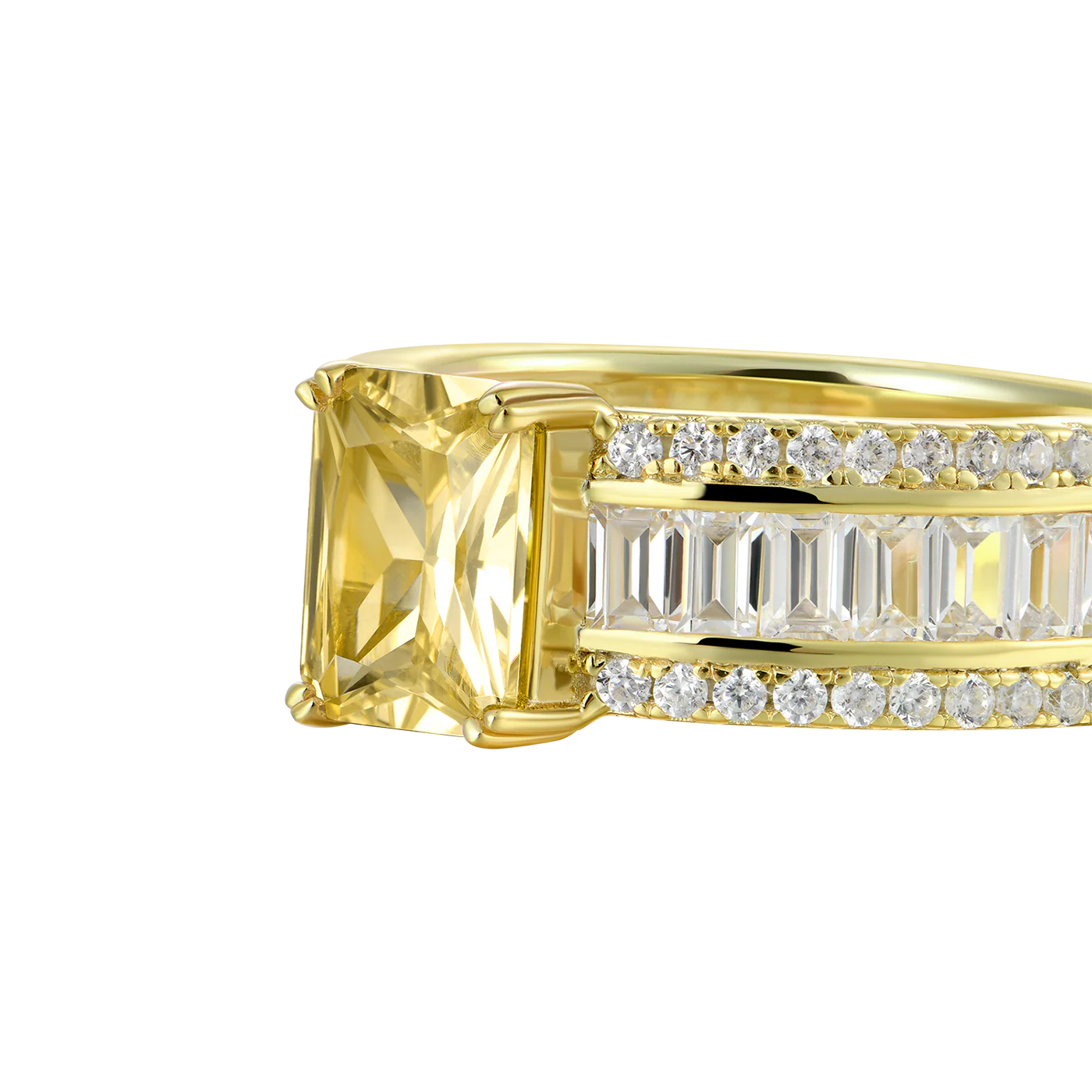 Custom Emerald Cut Band Ring - Image 11
