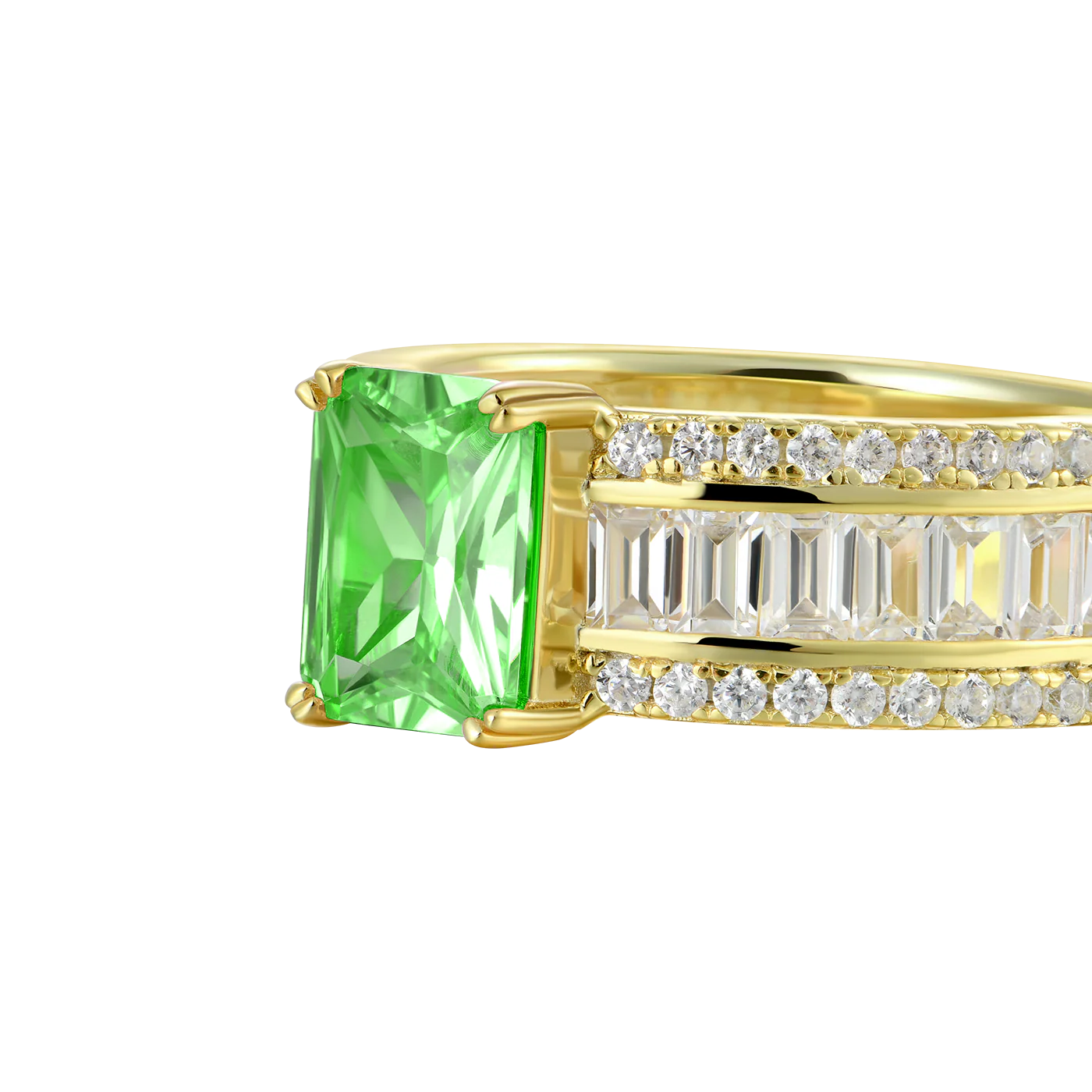Custom Emerald Cut Band Ring - Image 19