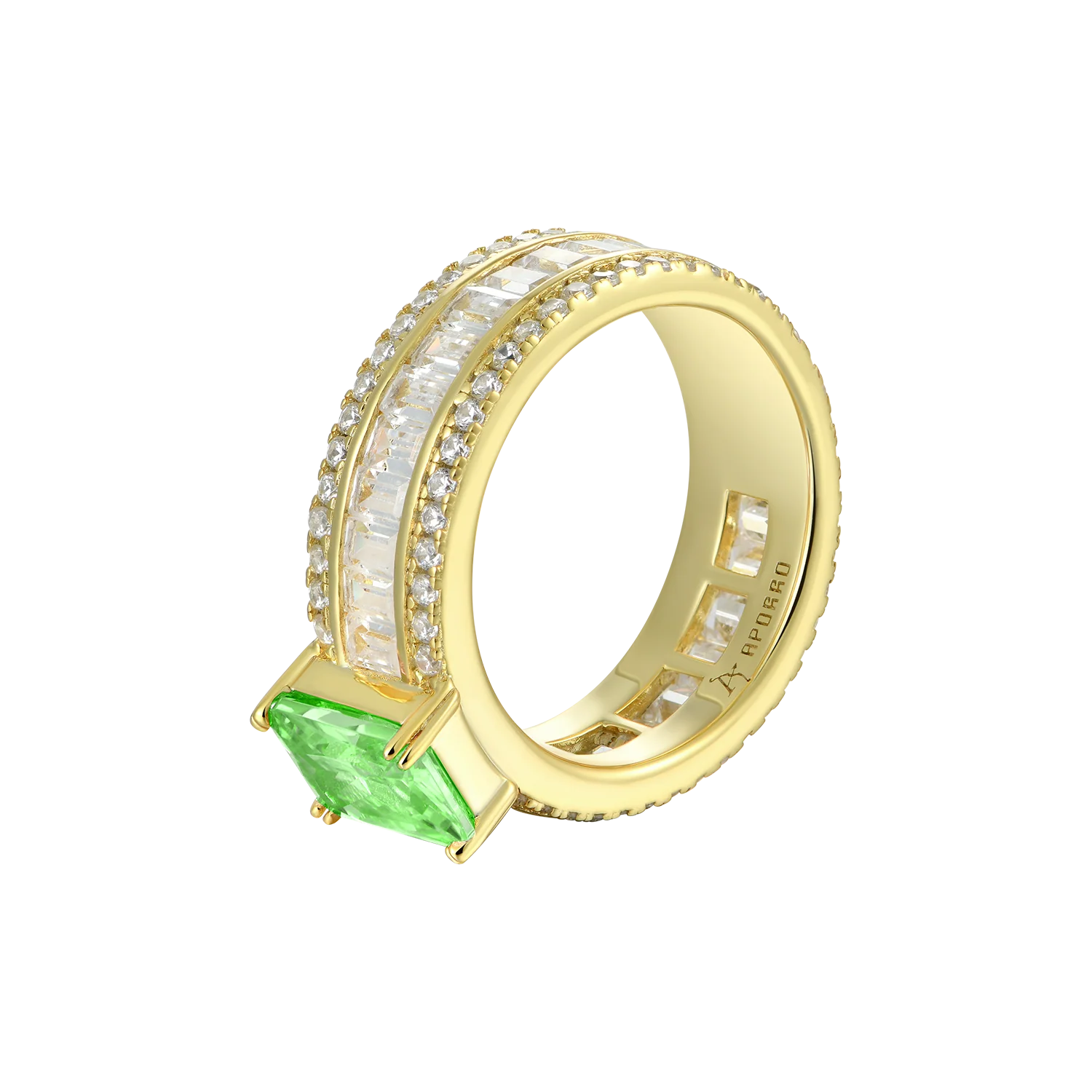 Custom Emerald Cut Band Ring - Image 20
