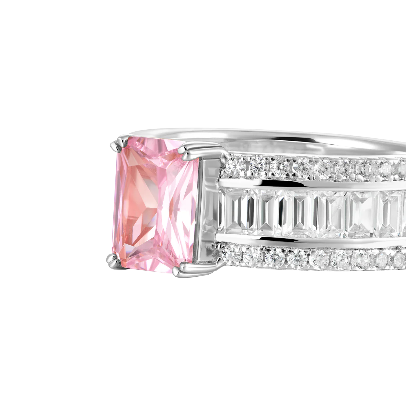 Custom Emerald Cut Band Ring - Image 23