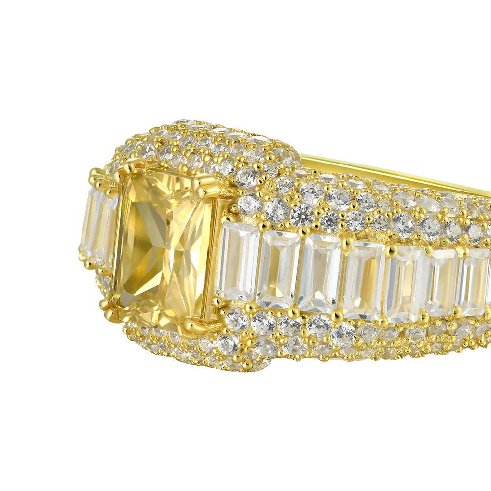 Custom Emerald Cut Ring - Image 11