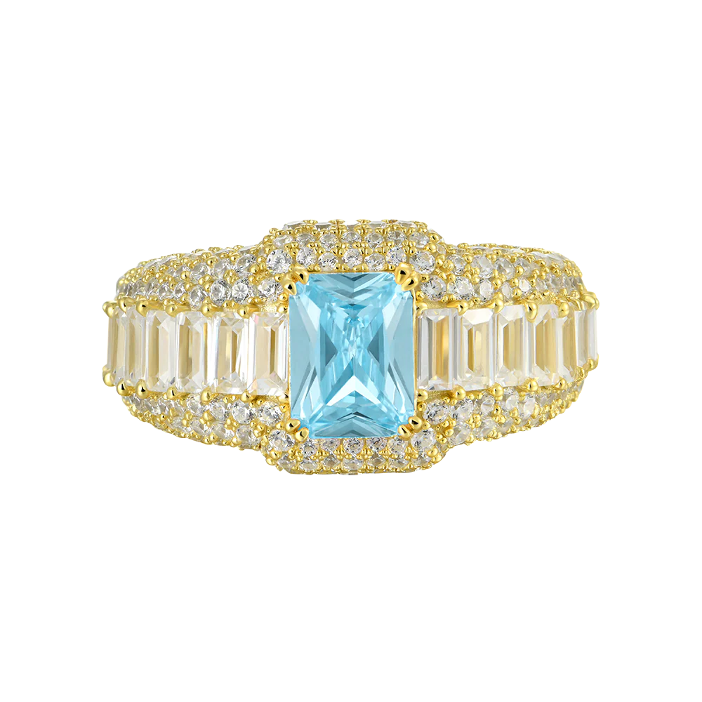 Custom Emerald Cut Ring - Image 14