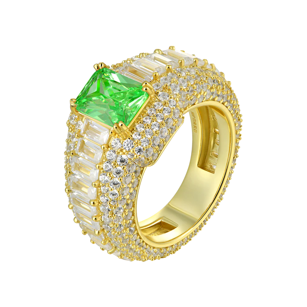 Custom Emerald Cut Ring - Image 17