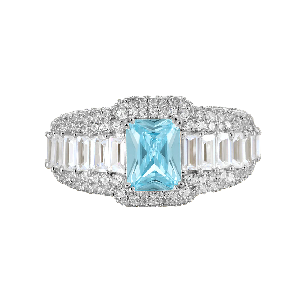 Custom Emerald Cut Ring - Image 26