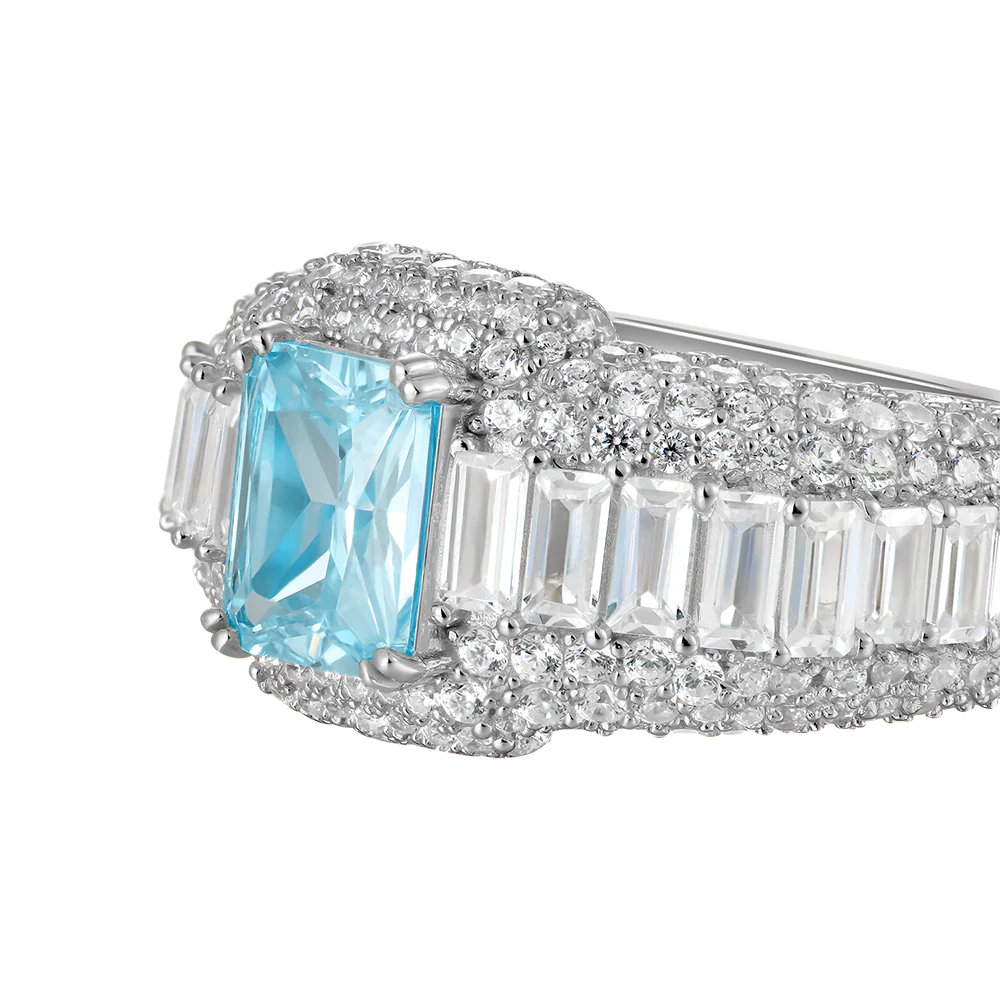 Custom Emerald Cut Ring - Image 27