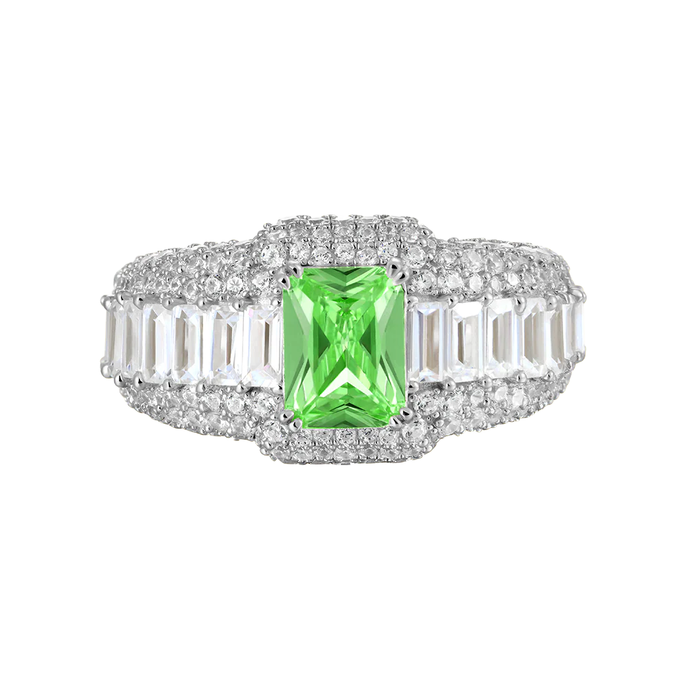 Custom Emerald Cut Ring - Image 30