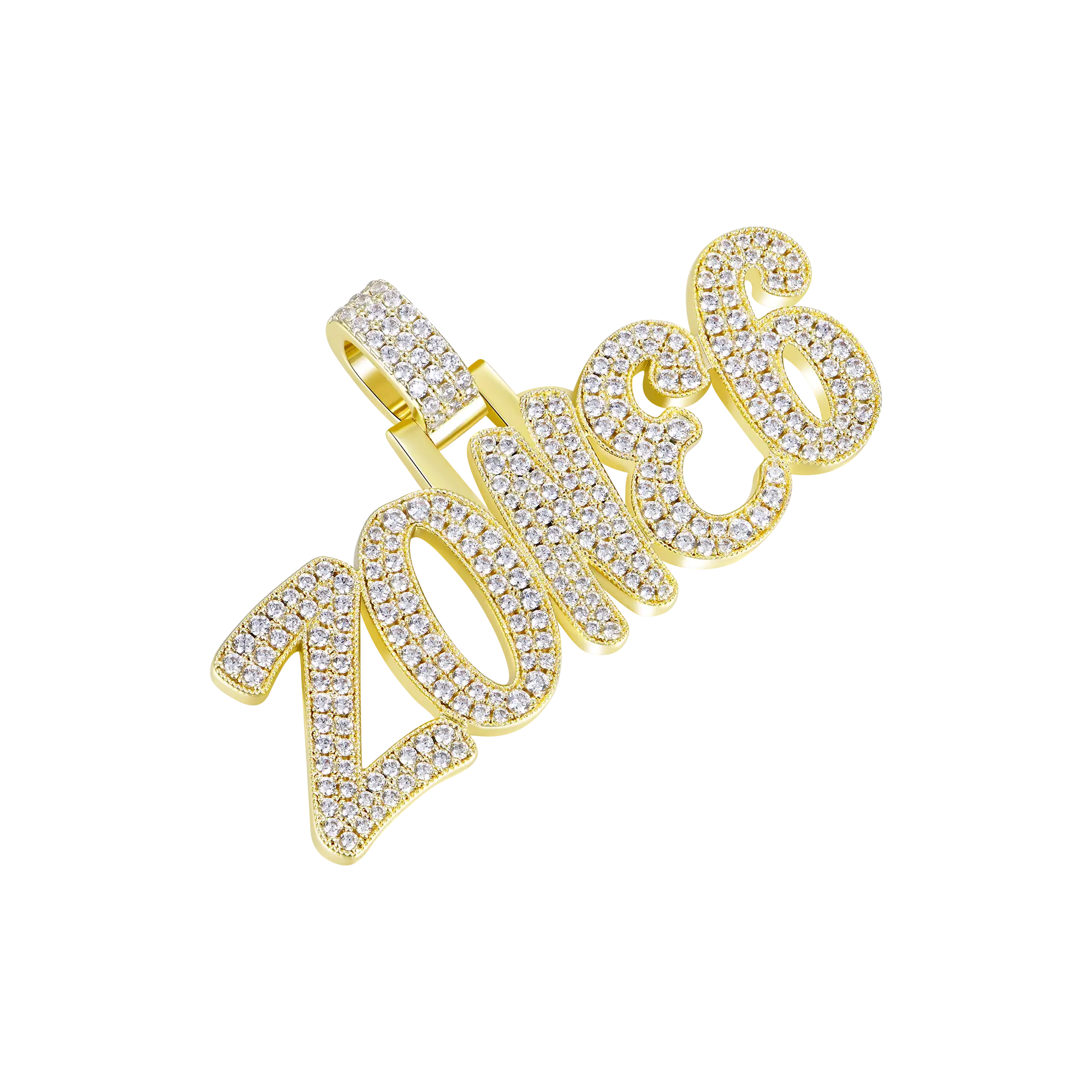 Custom Moissanite Romantic Name Pendant - Image 5