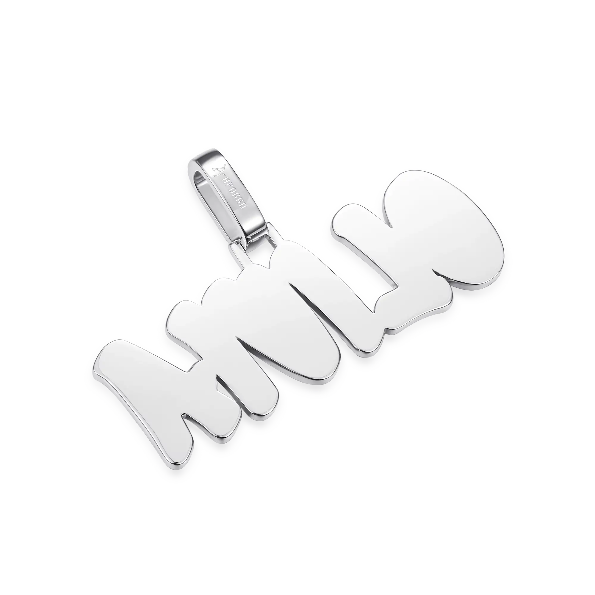 Custom Double Layer Romantic Font Letter/Number Pendant - Image 16