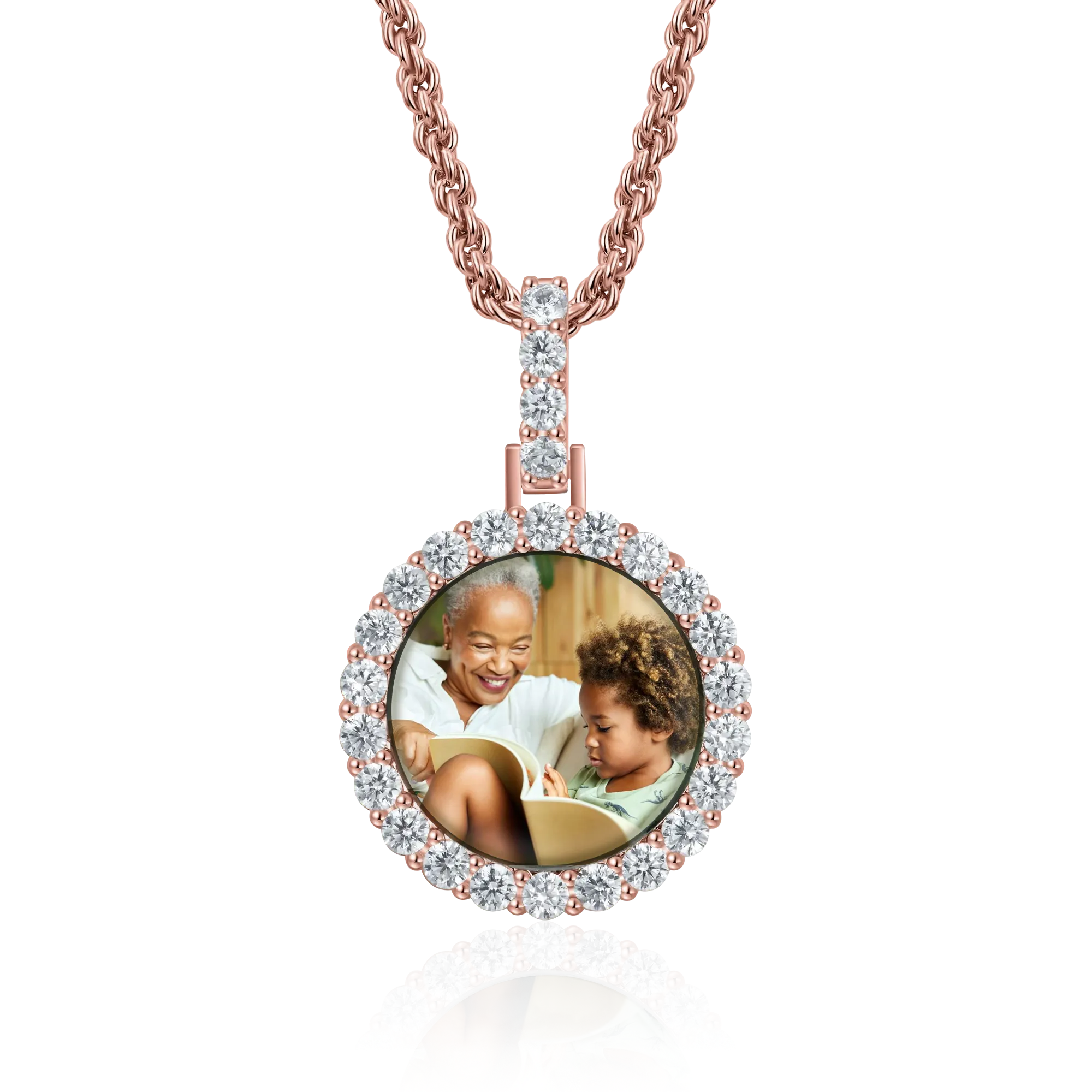 Micro Custom Round Photo Pendant - Image 10