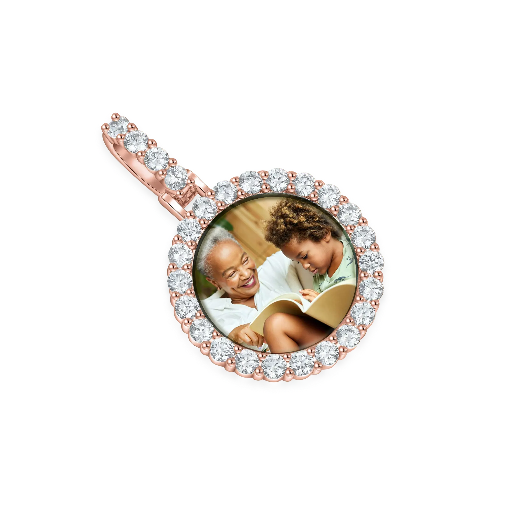 Micro Custom Round Photo Pendant - Image 11