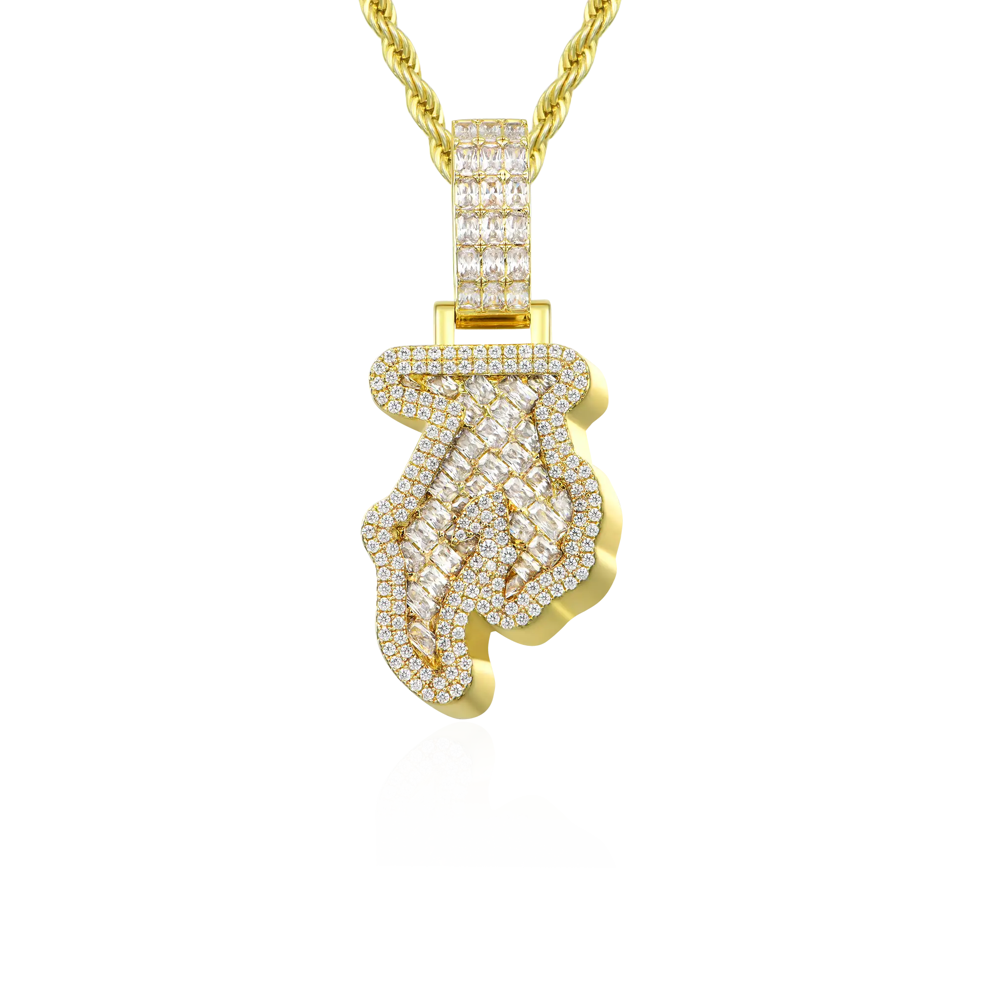Custom Woven Set Letter Pendant - Image 14