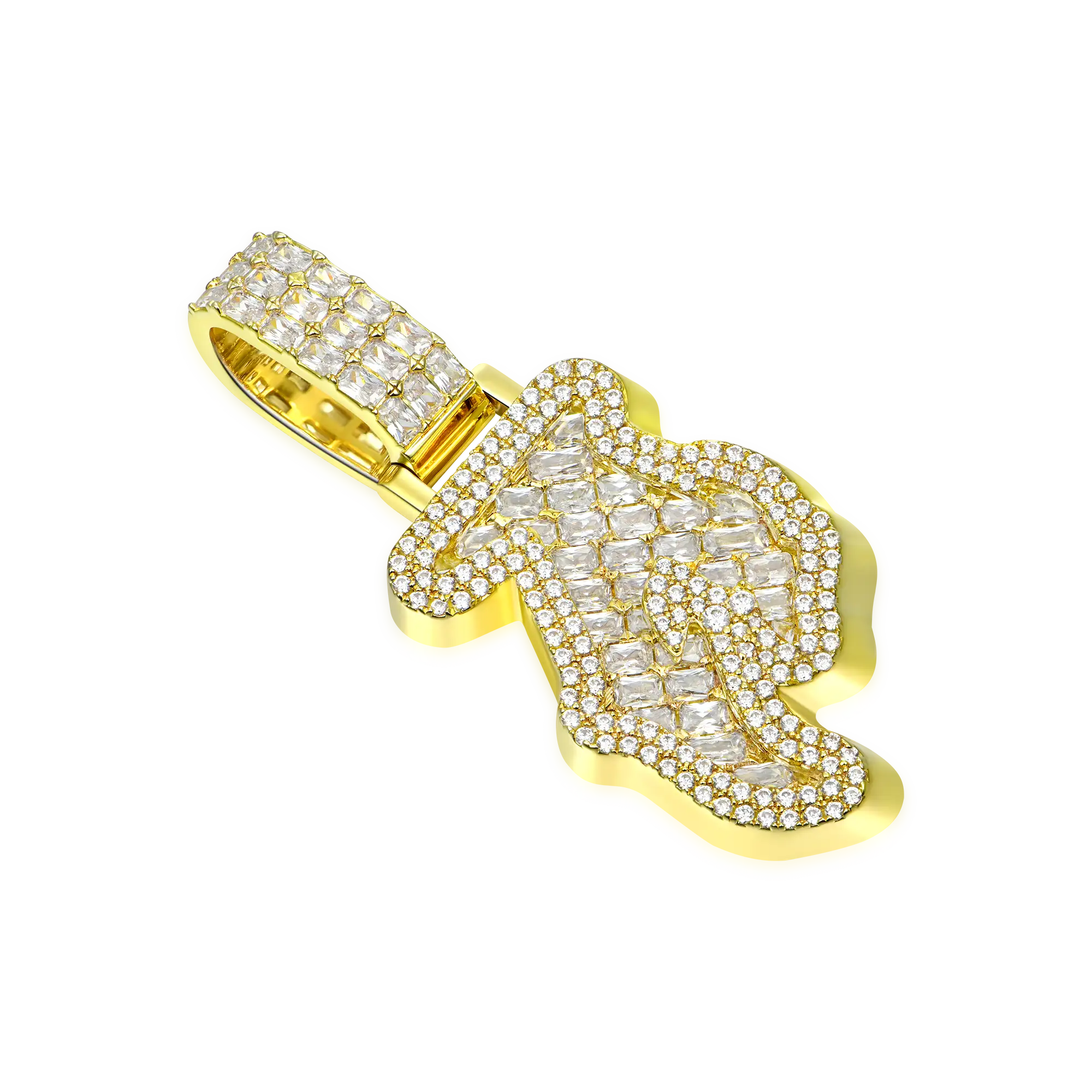 Custom Woven Set Letter Pendant - Image 15