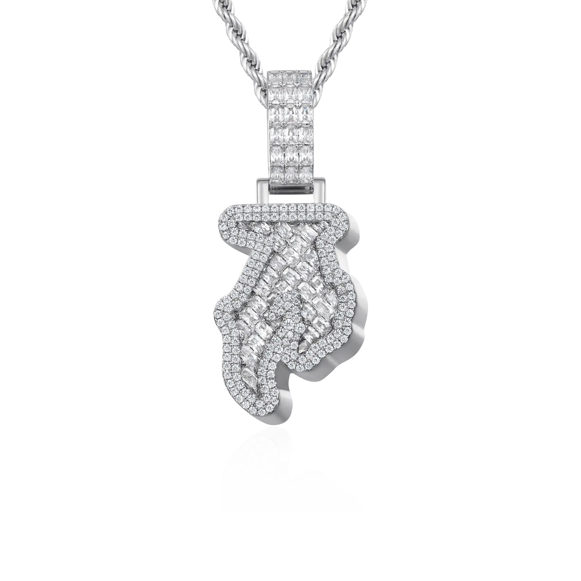 Custom Woven Set Letter Pendant - Image 17