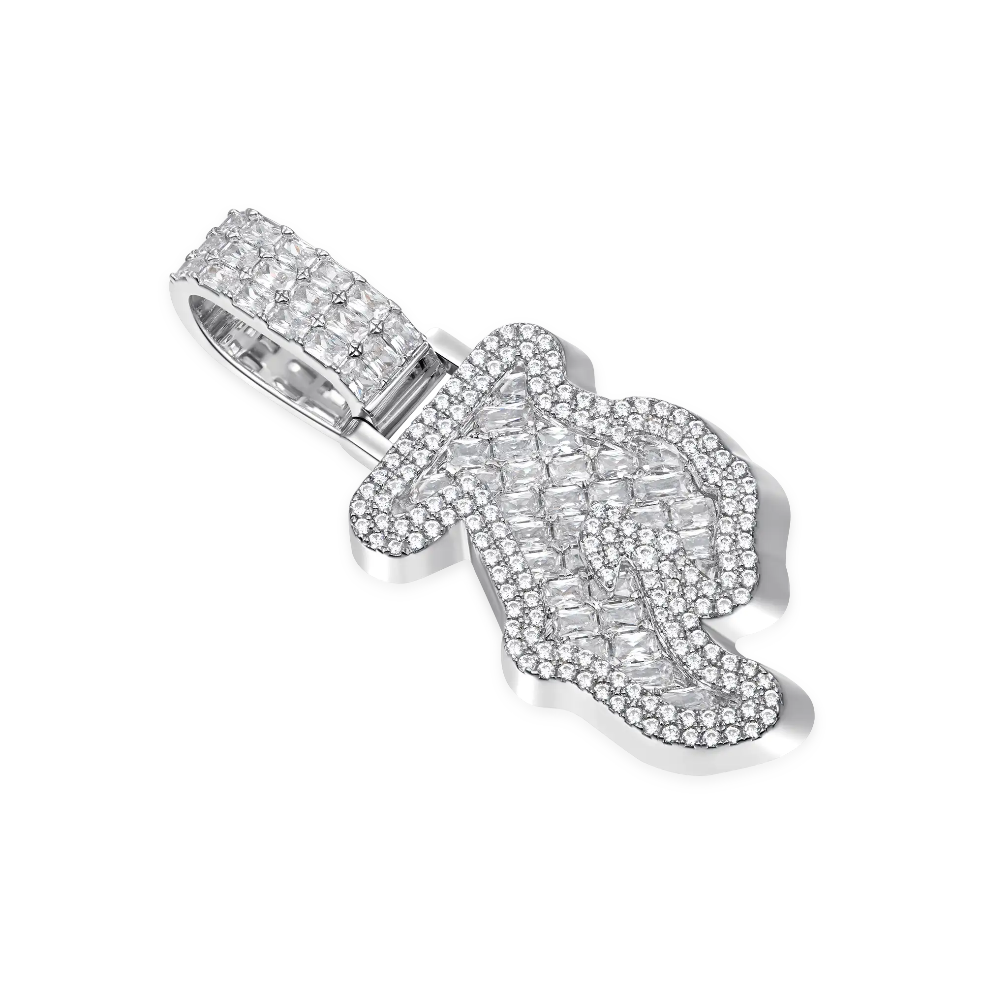 Custom Woven Set Letter Pendant - Image 18
