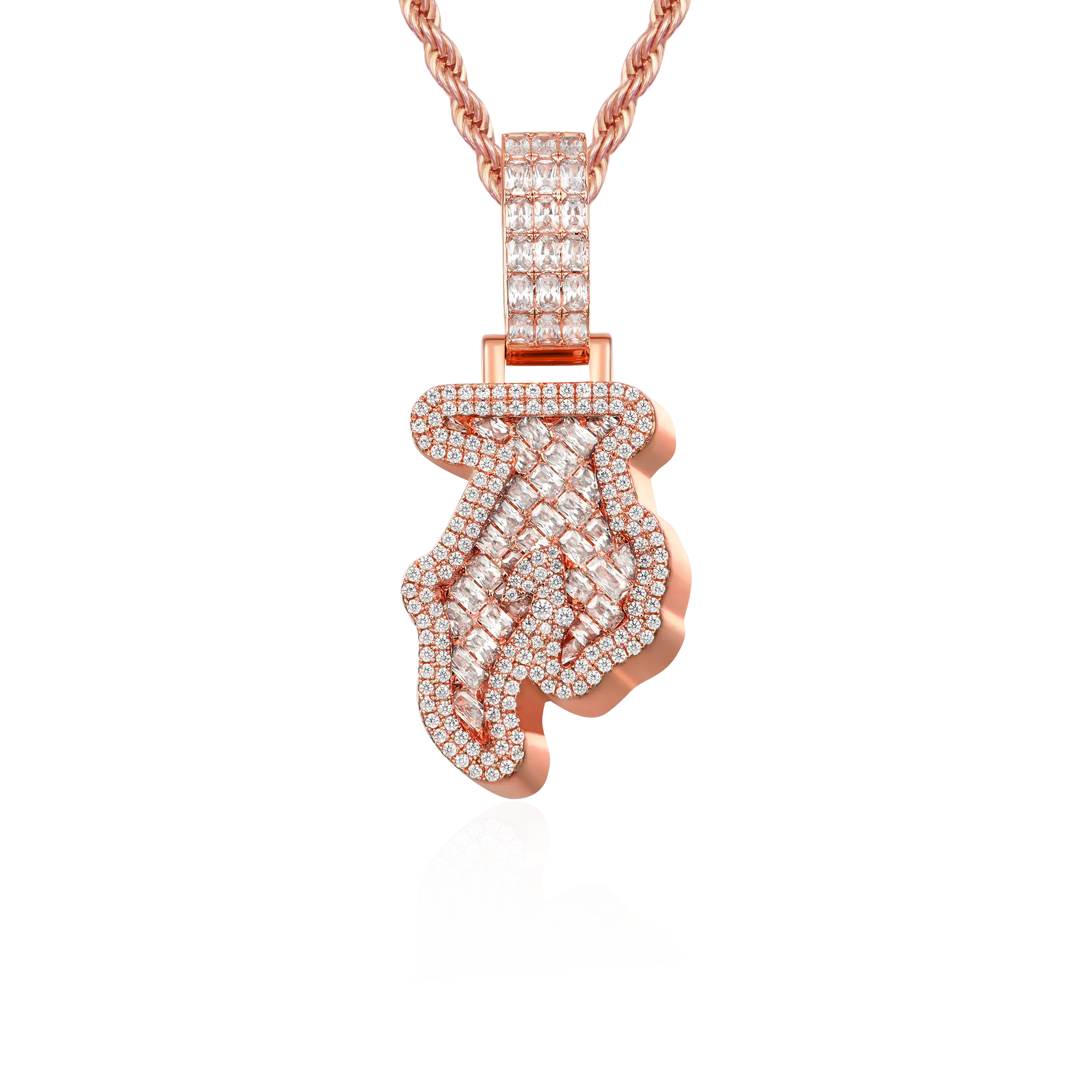 Custom Woven Set Letter Pendant - Image 20