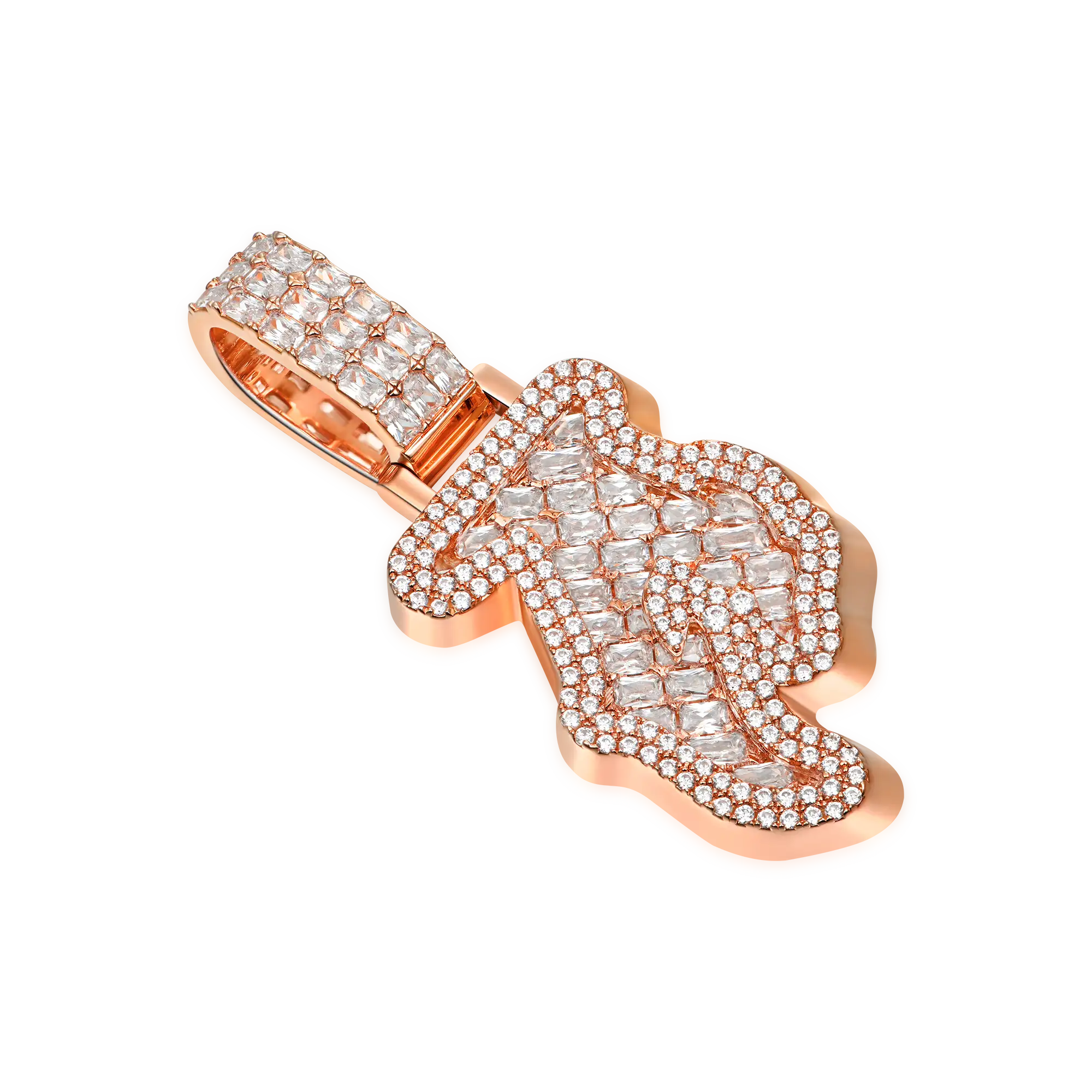 Custom Woven Set Letter Pendant - Image 21